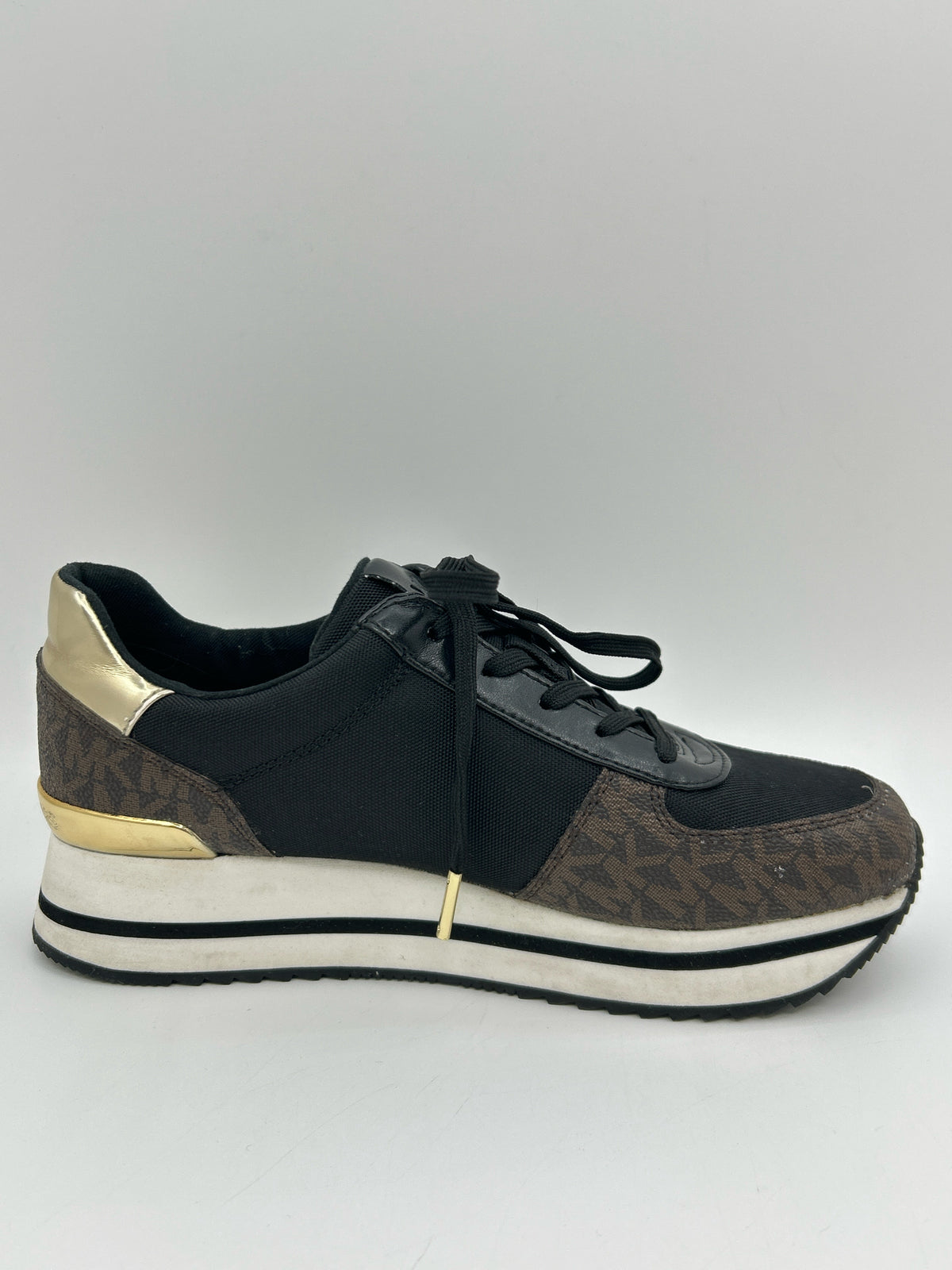 MICHAEL MICHAEL KORS Size 7M Black Print Women Sneakers