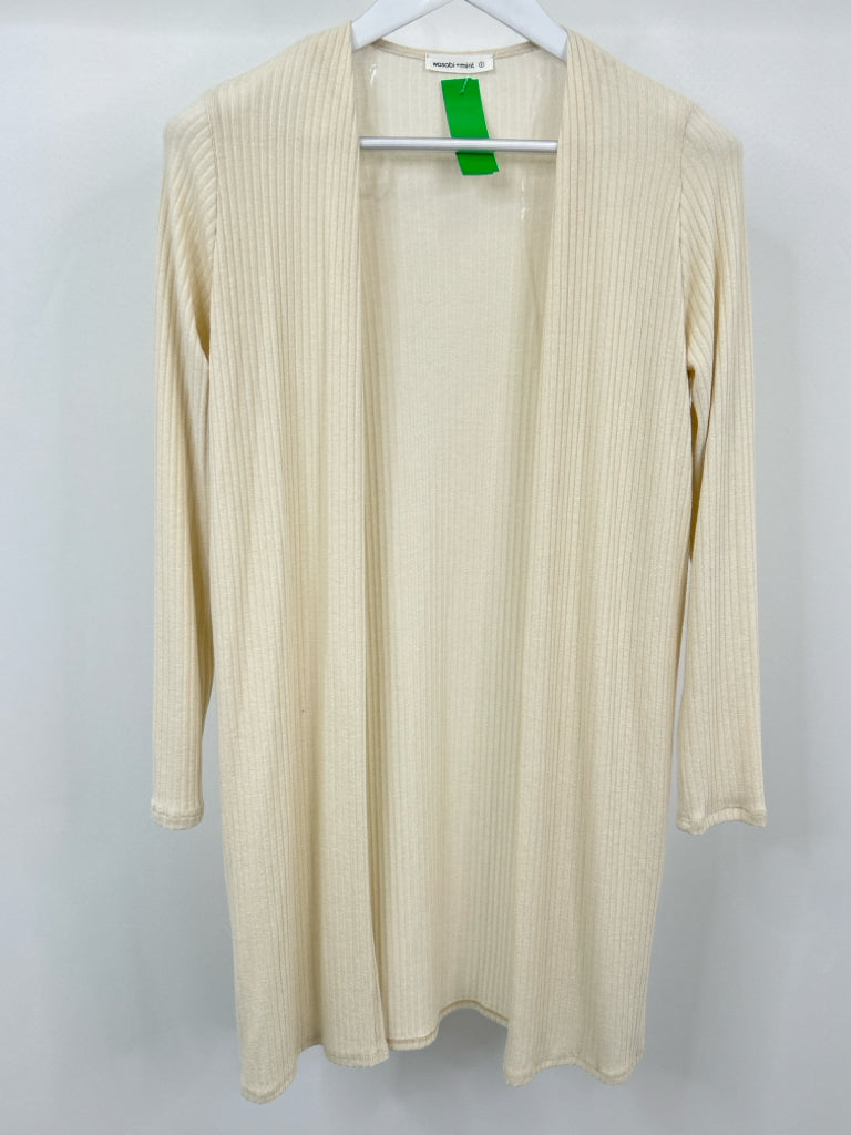 WASABI+MINT Size S Cream Cardigan