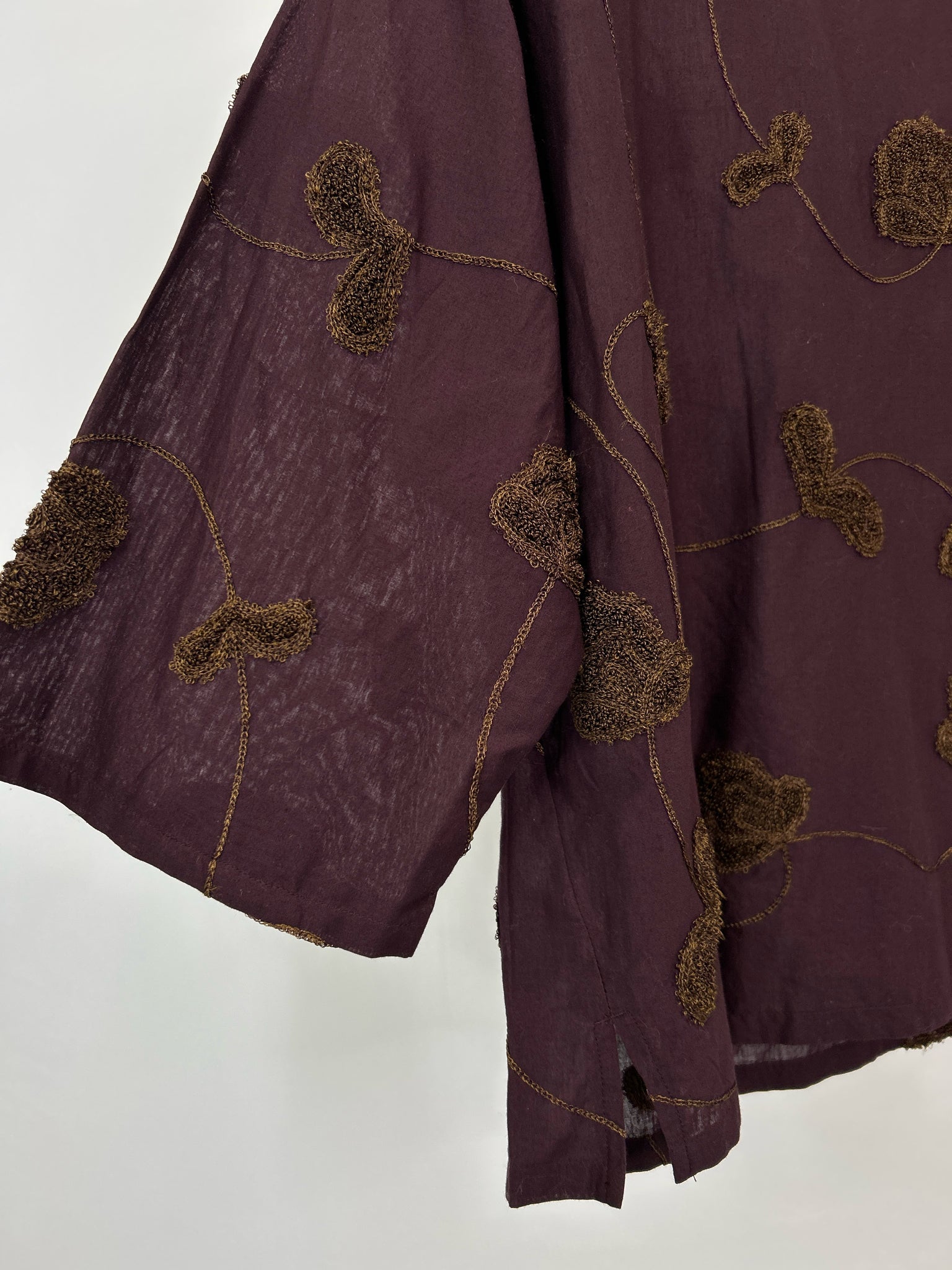 PUREJILL Size XS Plum Women Top