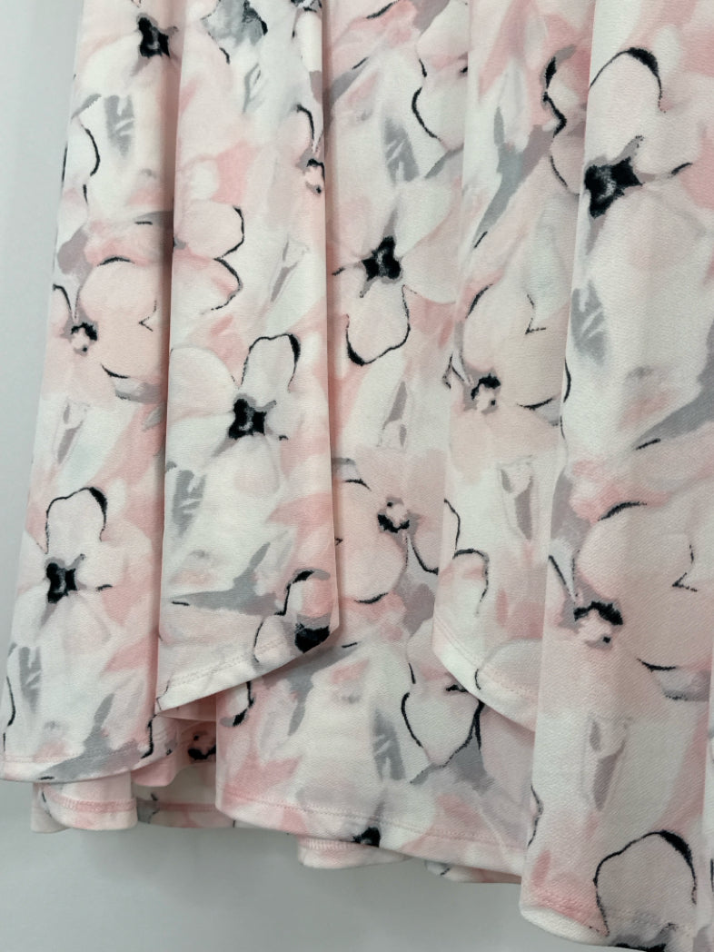 KASPER Size 1X PINK AND WHITE Women 2-piece Set
