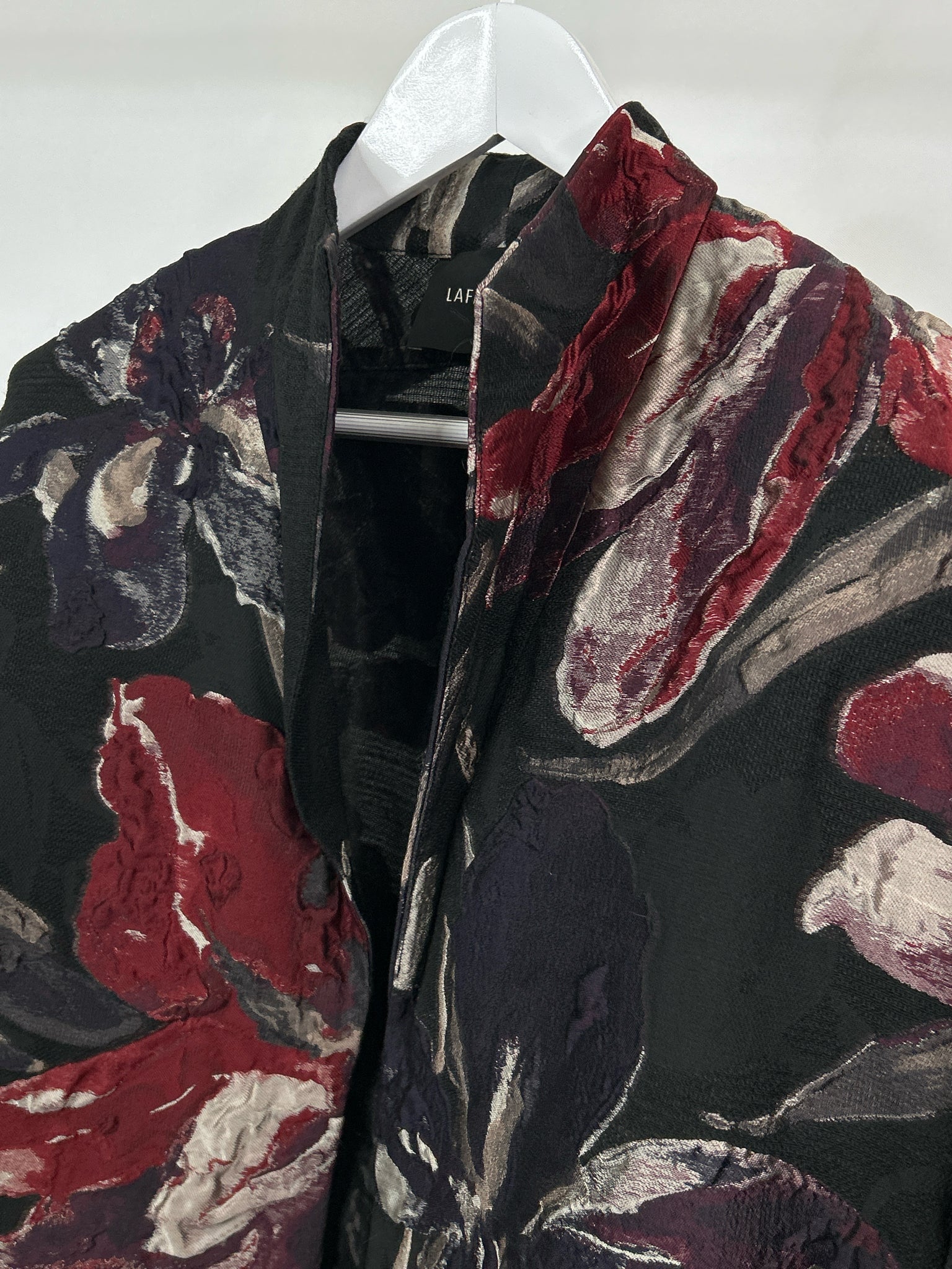 LAFAYETTE 148 Size S Black Print Women Jacket