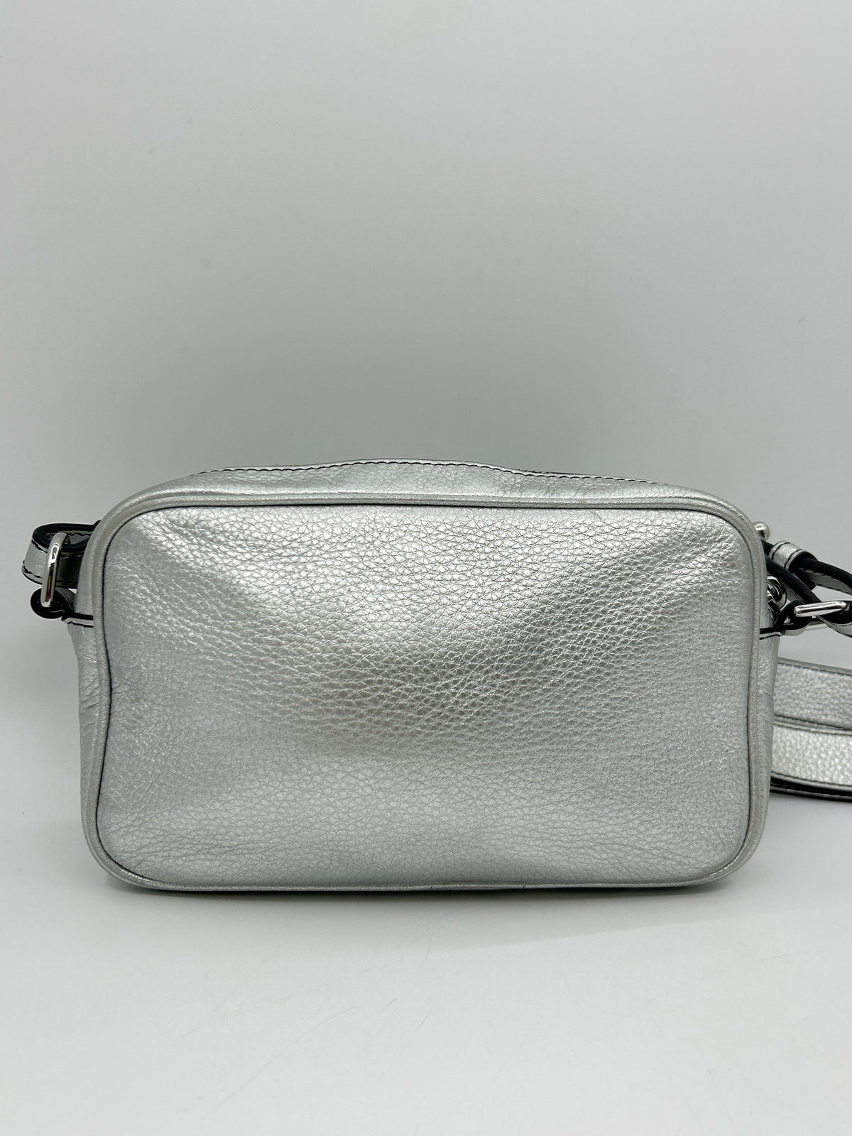 MARC JACOBS Silver Metallic Women Purse