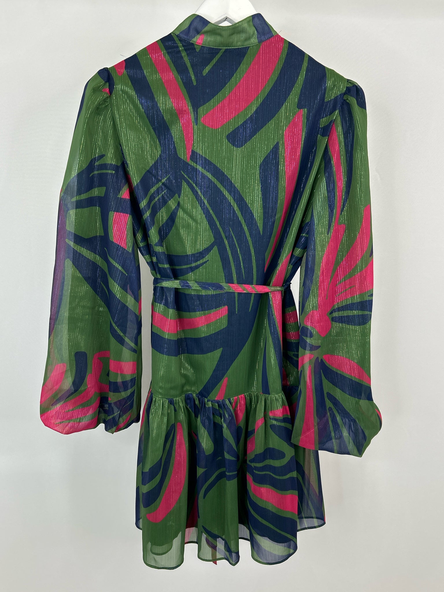 ALDEN ADAIR Size XS Green Print Women Dress NWT