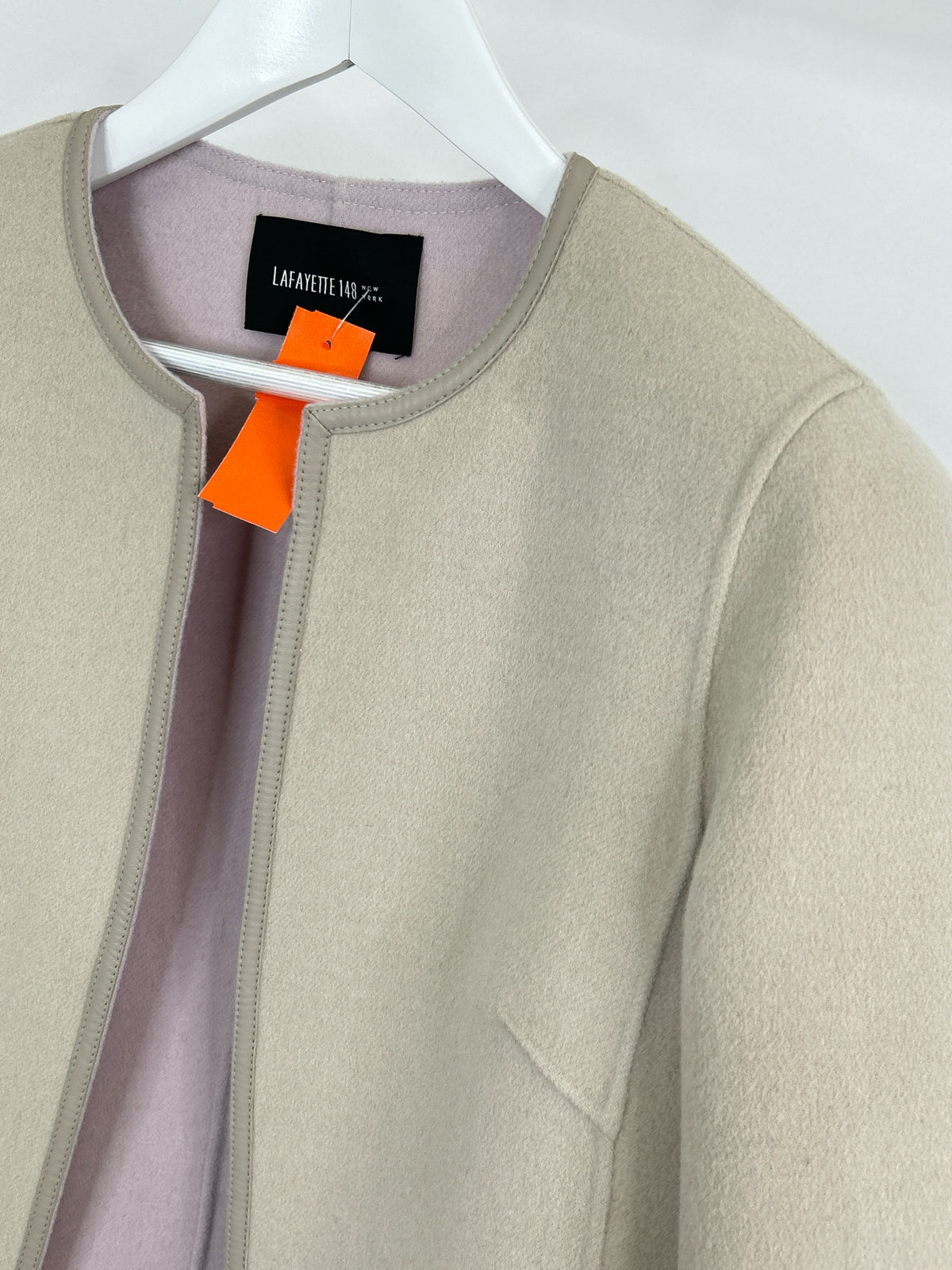 LAFAYETTE 148 Size 6 Beige and Lilac Women Jacket
