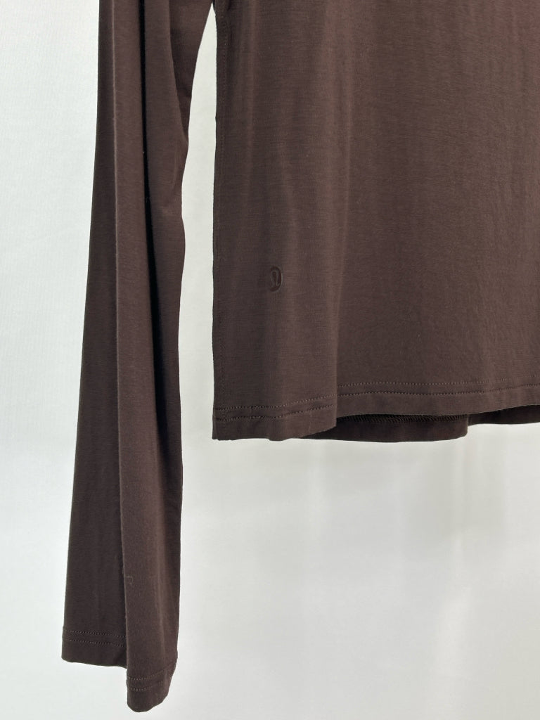 LULULEMON Women Size L Brown Top