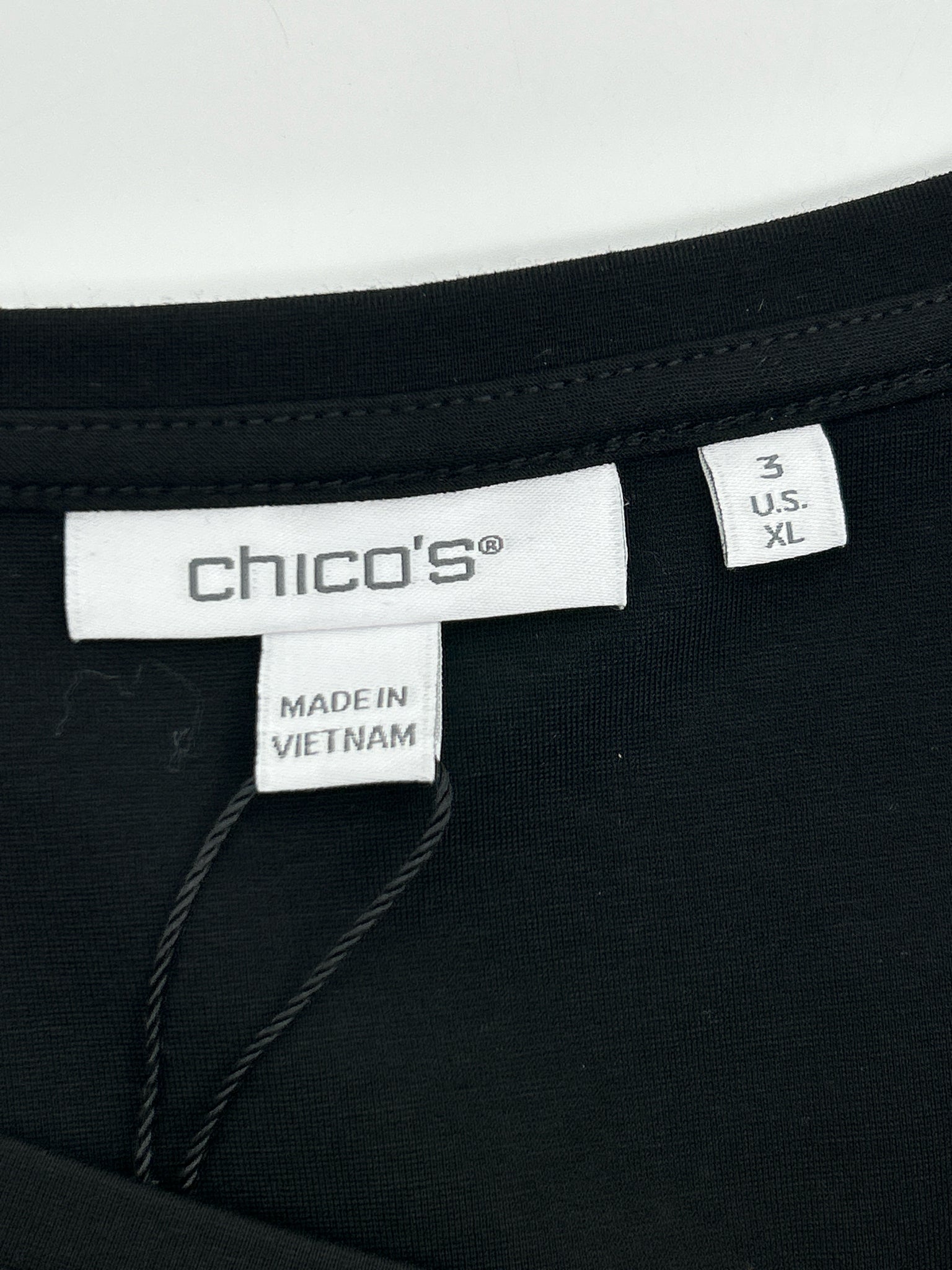 CHICO'S Size XL Black Women Top