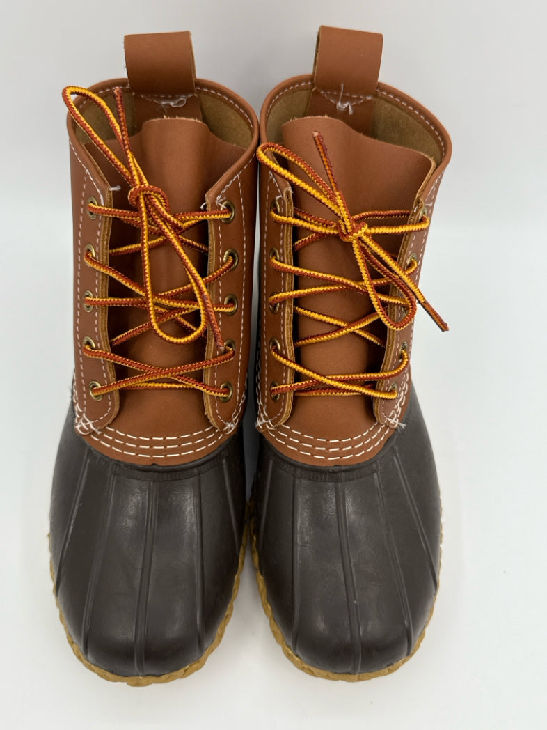 LL BEAN Size 7 TAN AND BROWN Boots