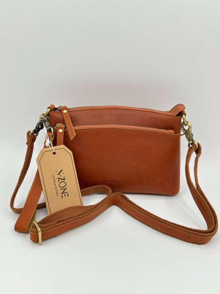 S-ZONE COGNAC Women's Purse