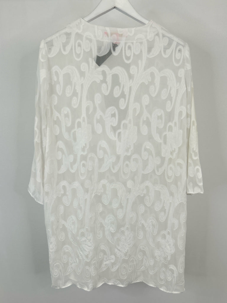 LILLY PULITZER Size L/XL White Women's Cover-Up