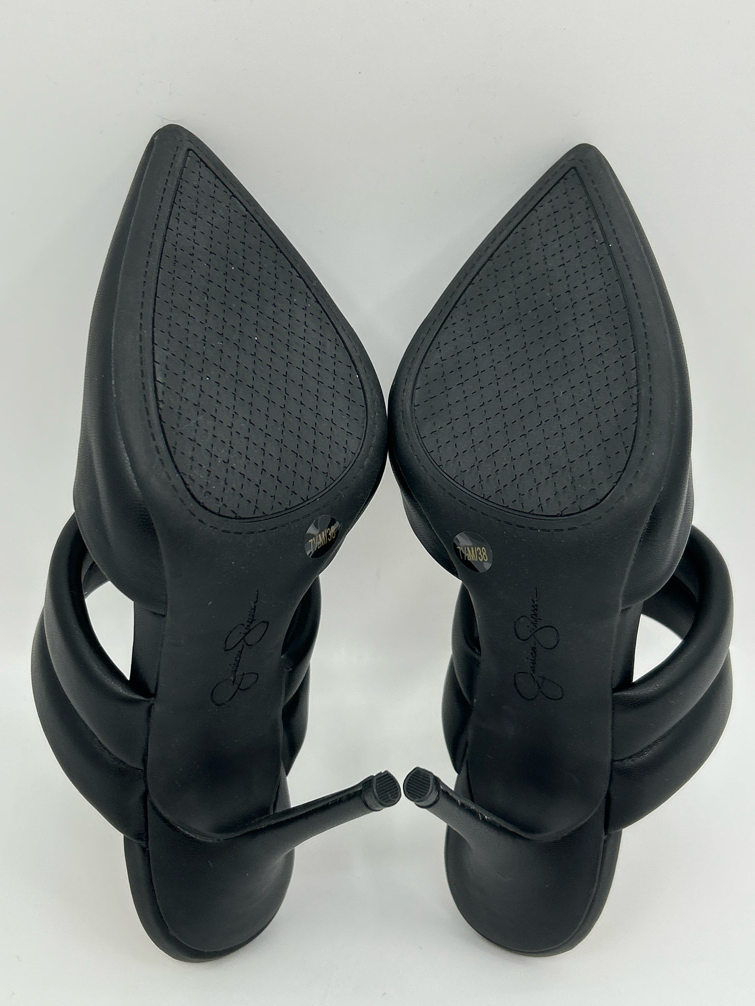 JESSICA SIMPSON Size 7.5M Black Women Sandal