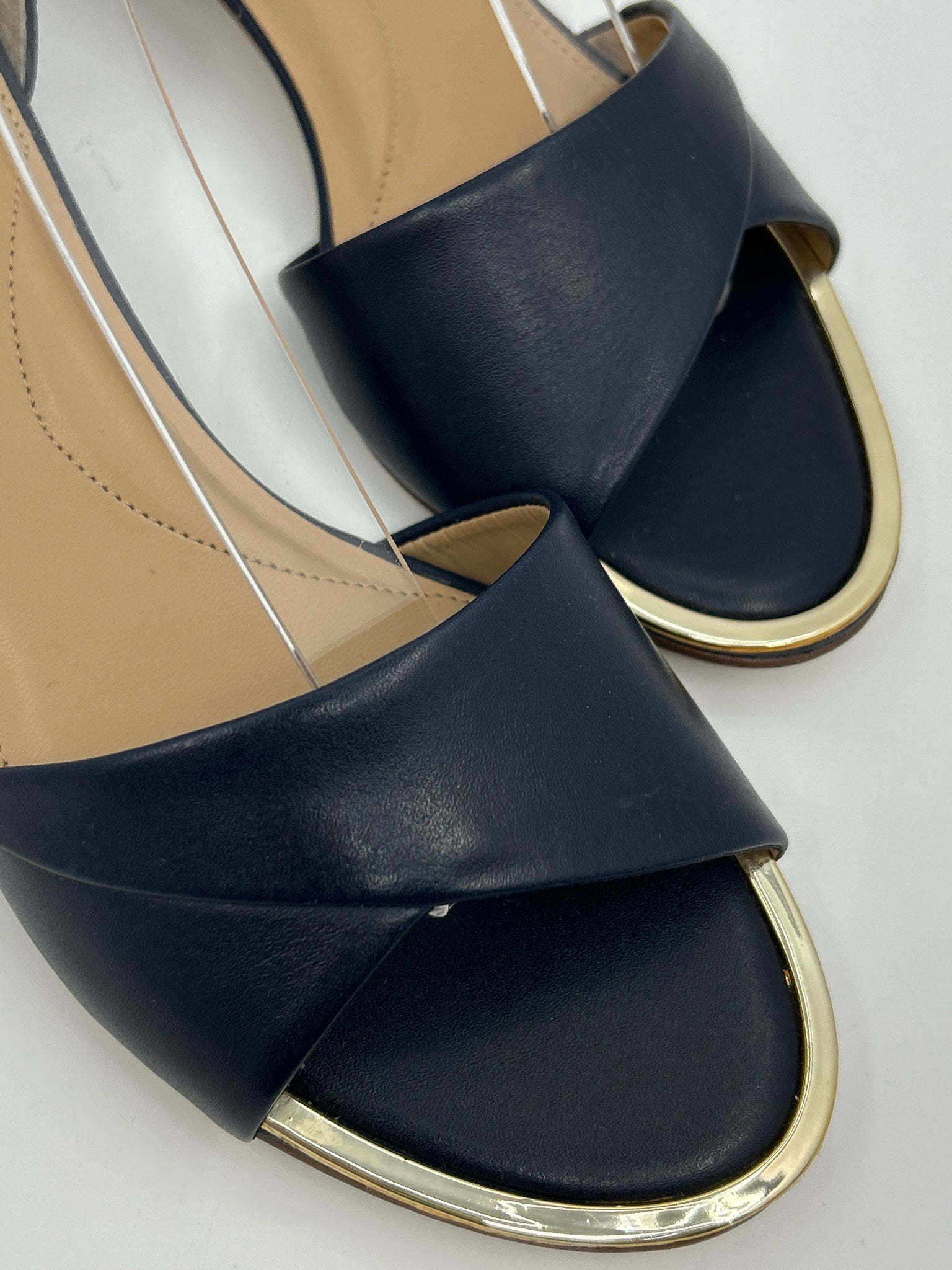 TALBOTS Size 8M Navy Women Sandal