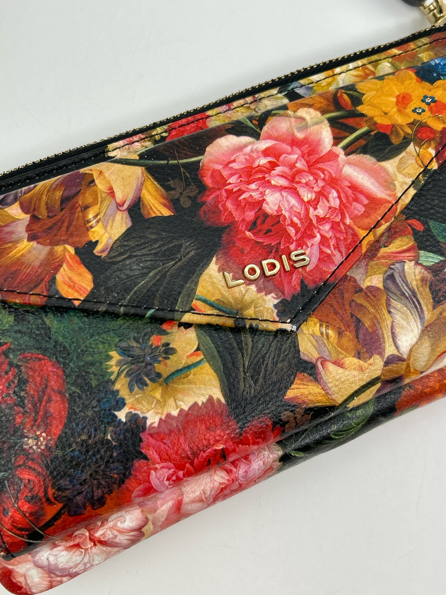 LODIS Black Floral Women Purse