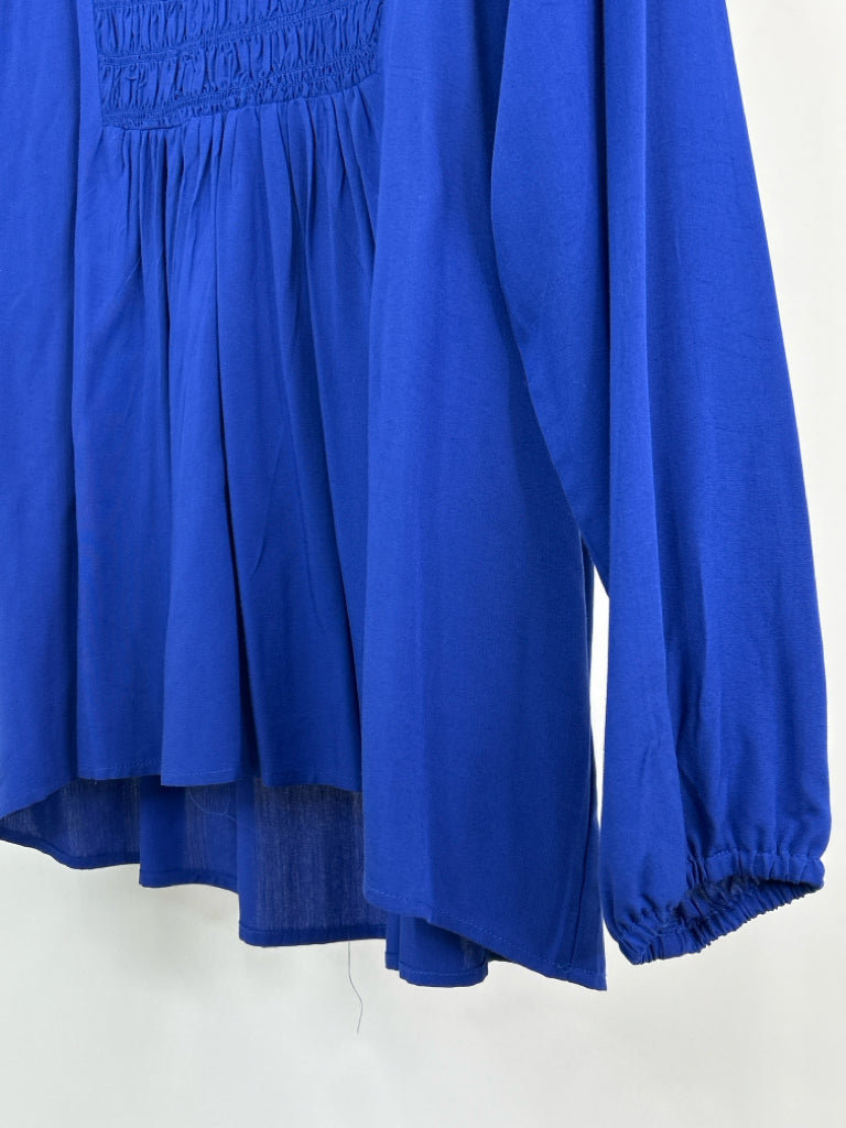 ETHYL Women Size M Royal Blue Top