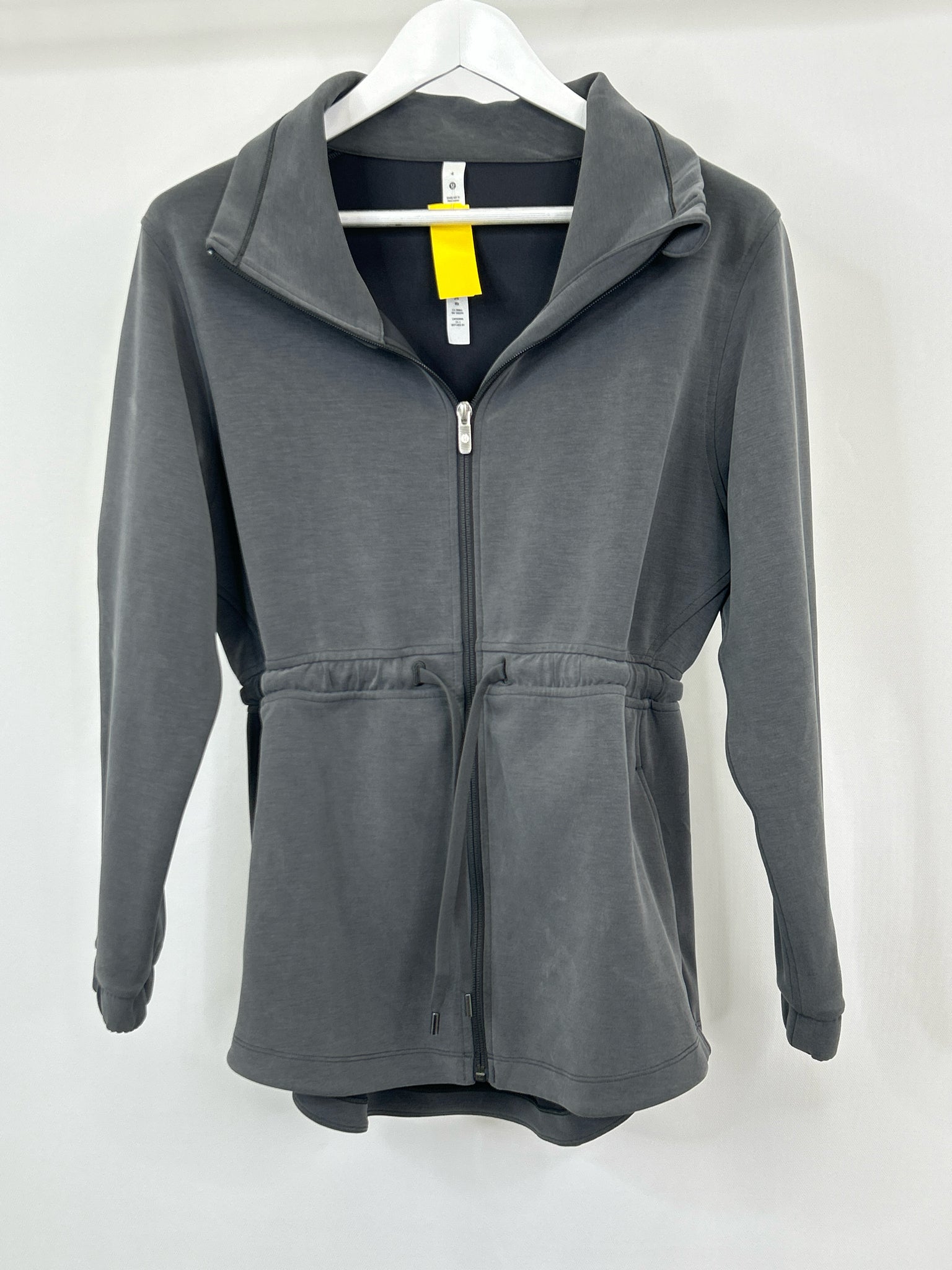 LULULEMON Size 4 Charcoal Women Jacket