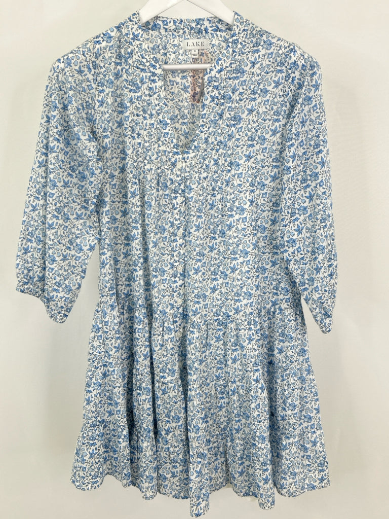 LAKE Size S blue and white Women's Dress