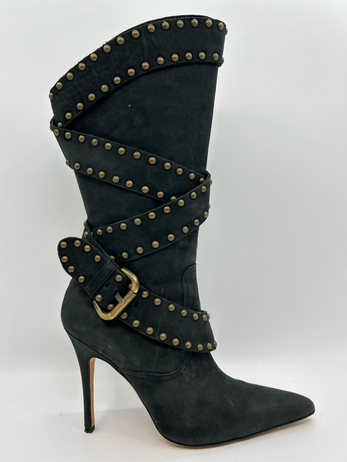 MANOLO BLAHNIK Size 40 Black Women Boots