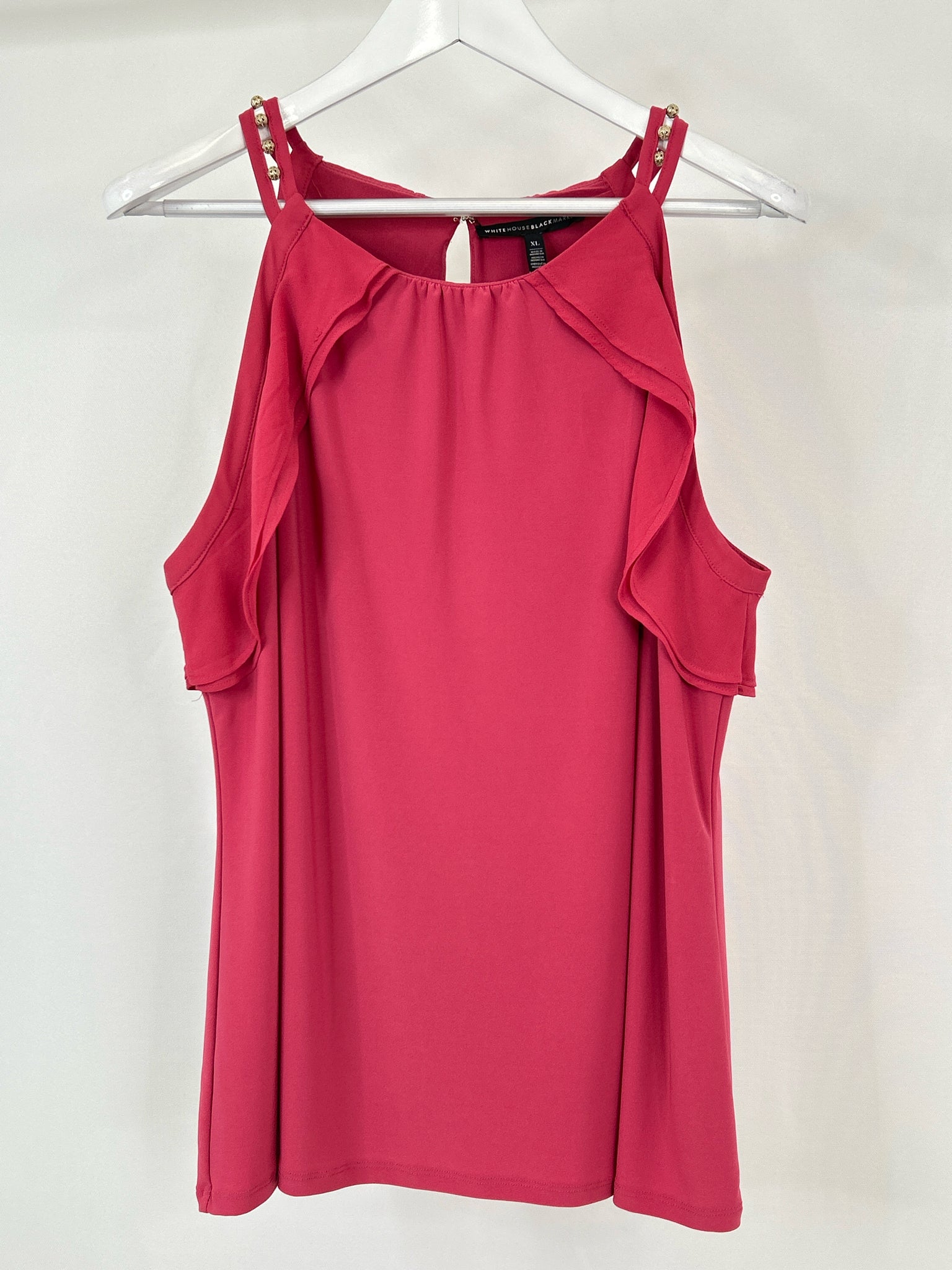 White House Black Market Size XL Rose Women Top