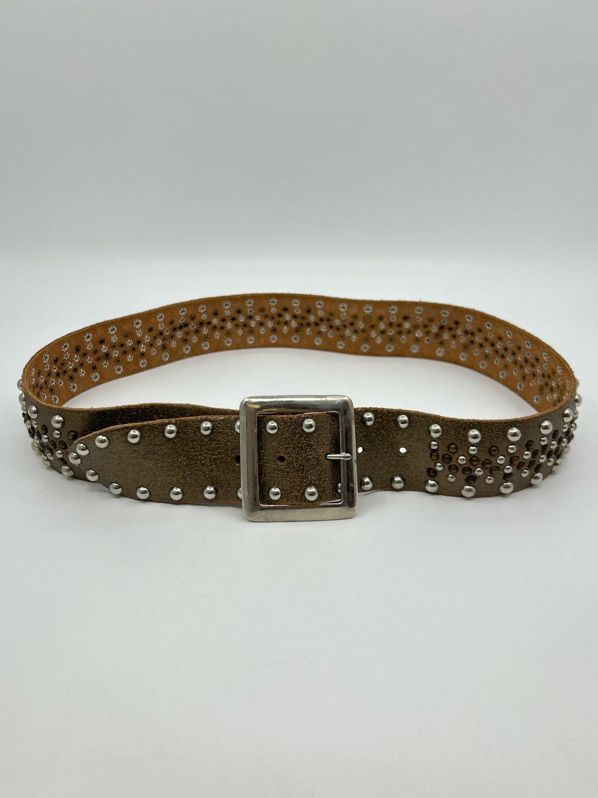 Black & Brown London Size L METALLIC BROWN Belt