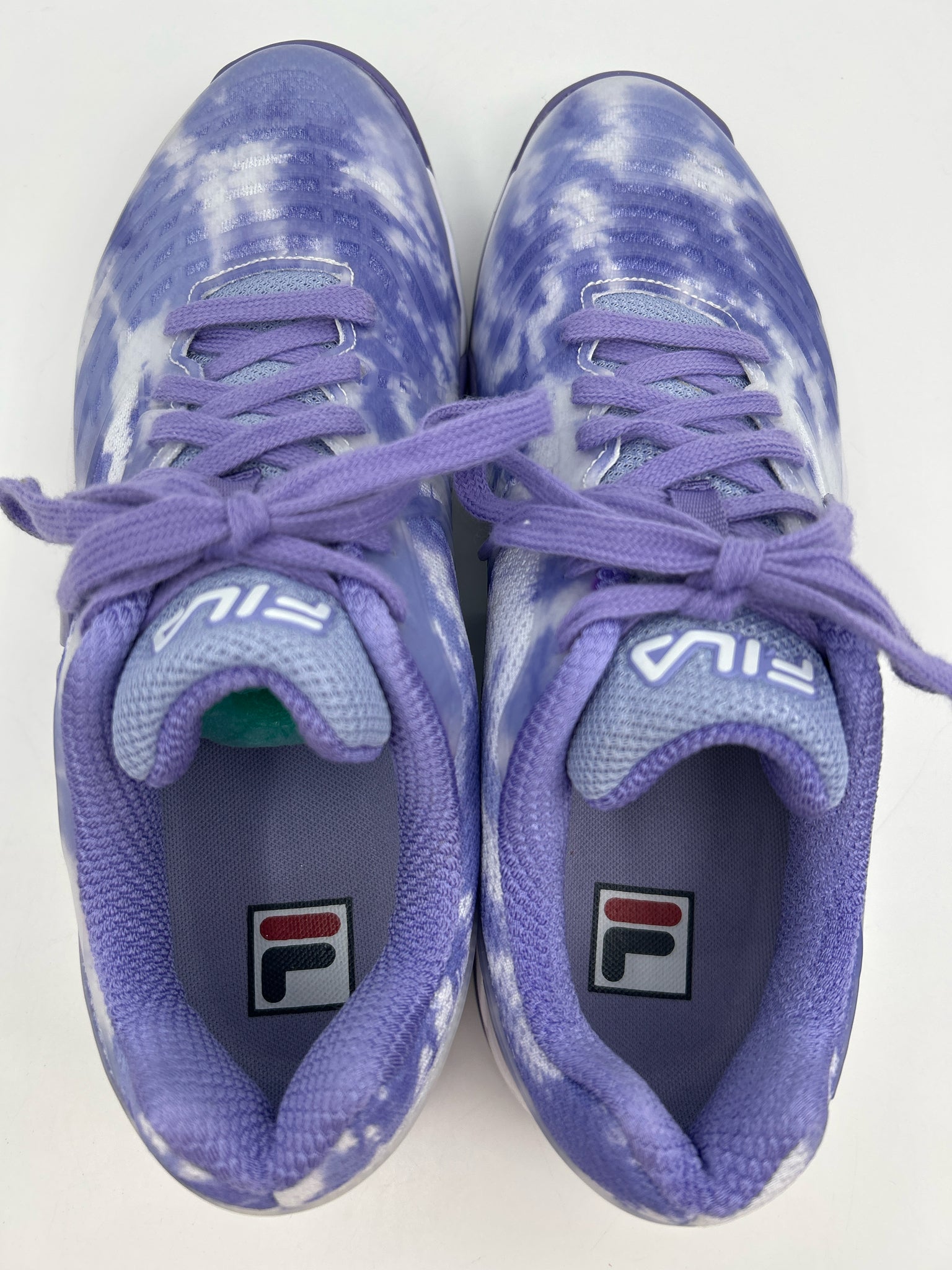 FILA Size 9 Purple Print Women Sneakers