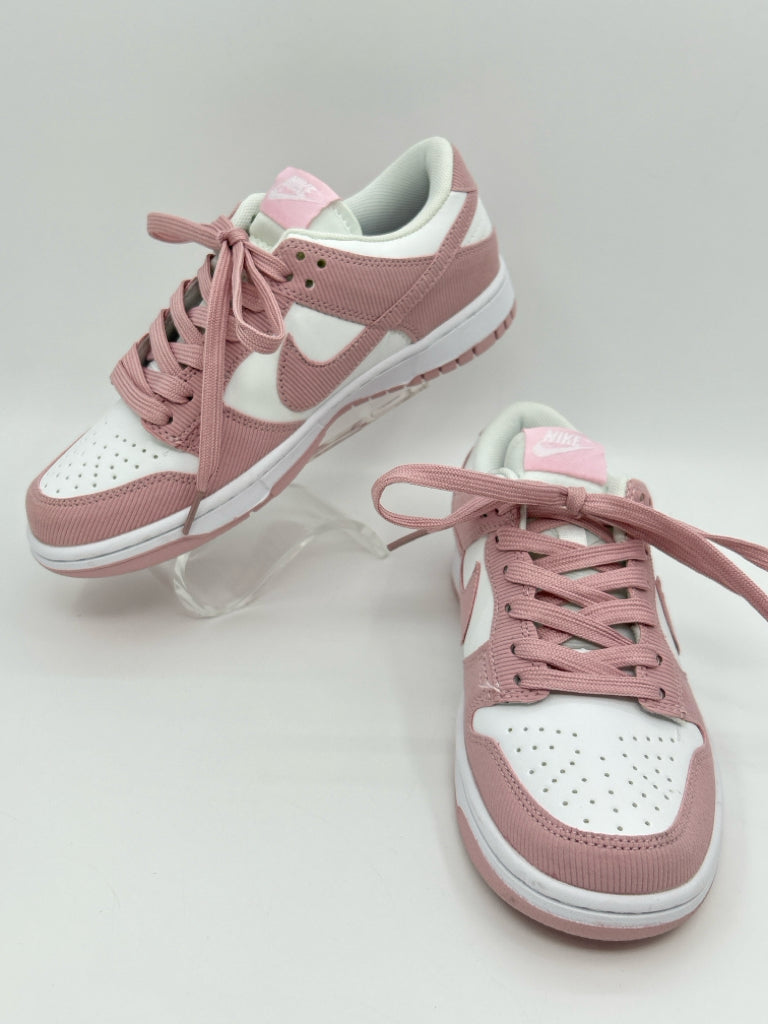 NIKE Size 6.5 Pink and White Women's Sneakers NWOB