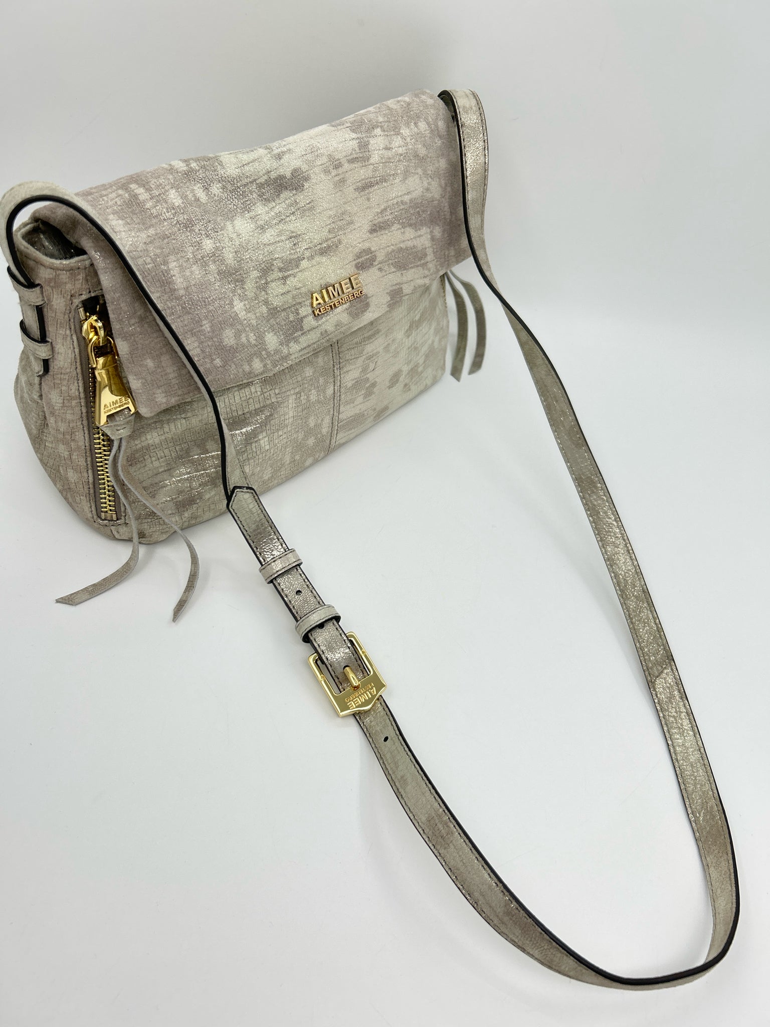 AIMEE KESTENBERG Beige Print Women Purse