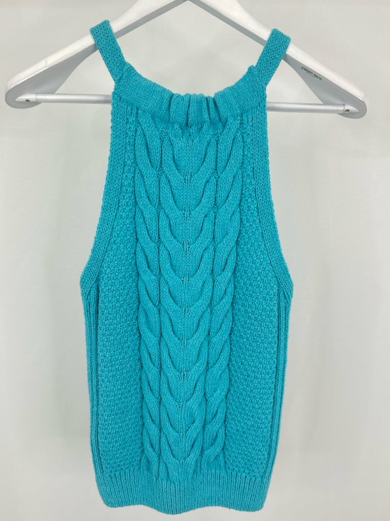 PILCRO Size S Turquoise Women's Top NWT