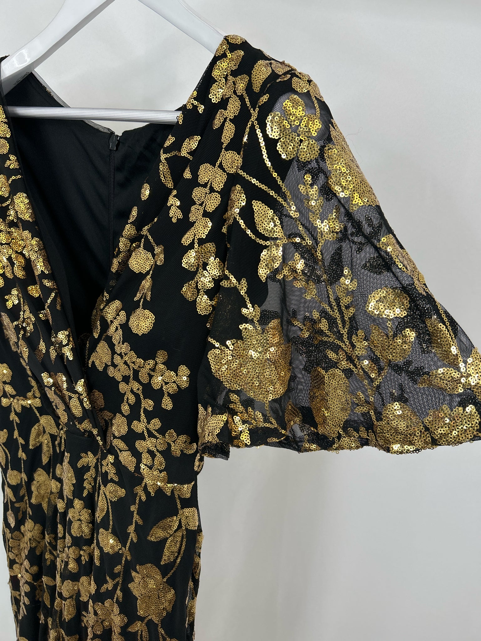 Wear Your Love Size 8 Black & Gold Women Dress NWT