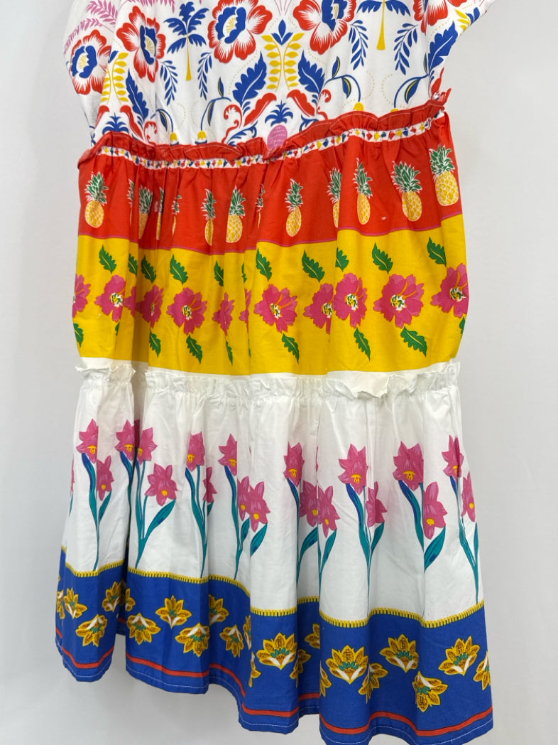 SUGARLIPS Size XL White Print Women Dress
