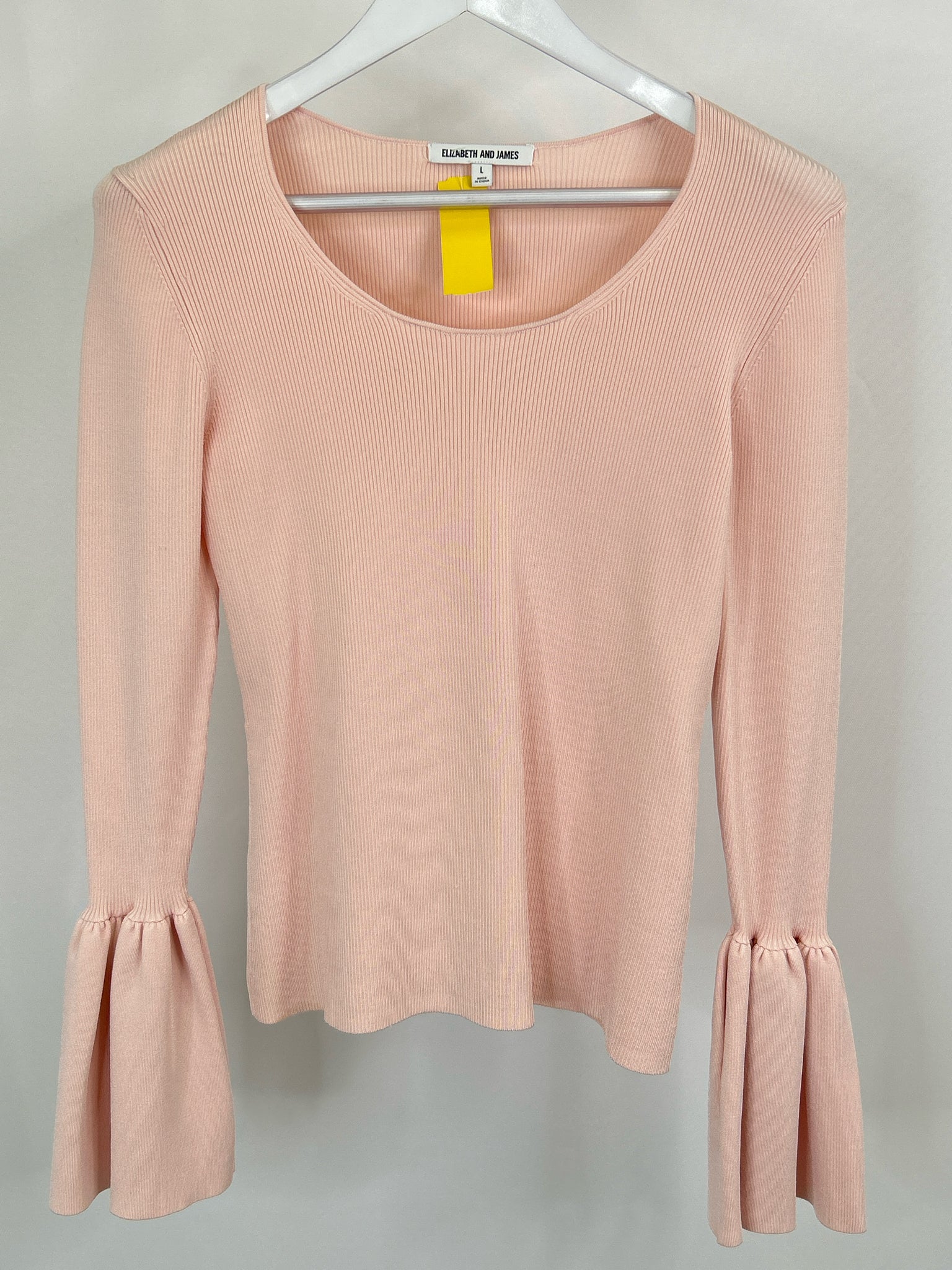 ELIZABETH AND JAMES Size L light pink Women Top