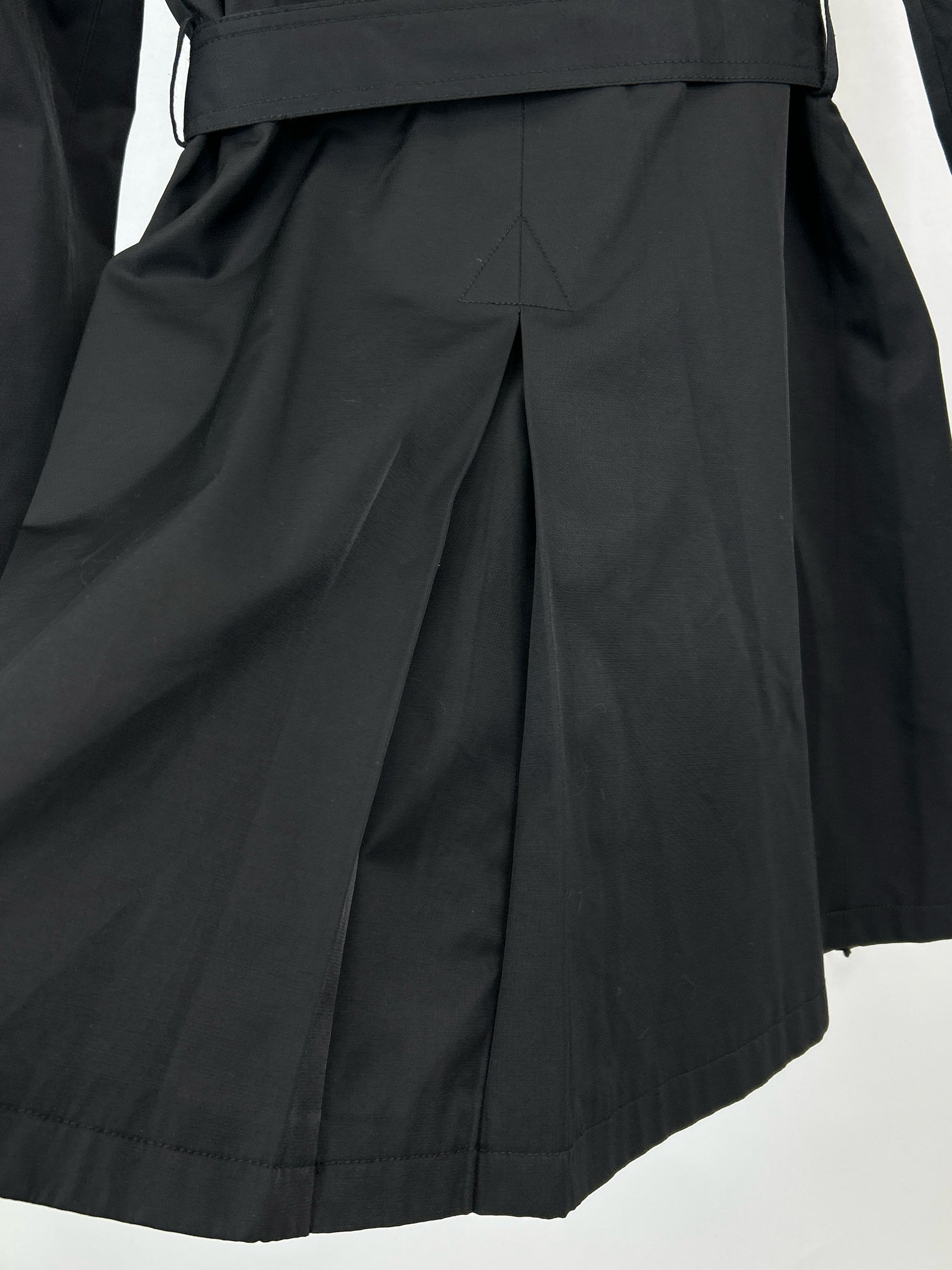 GALLERY Size M Black Women Trench Coat