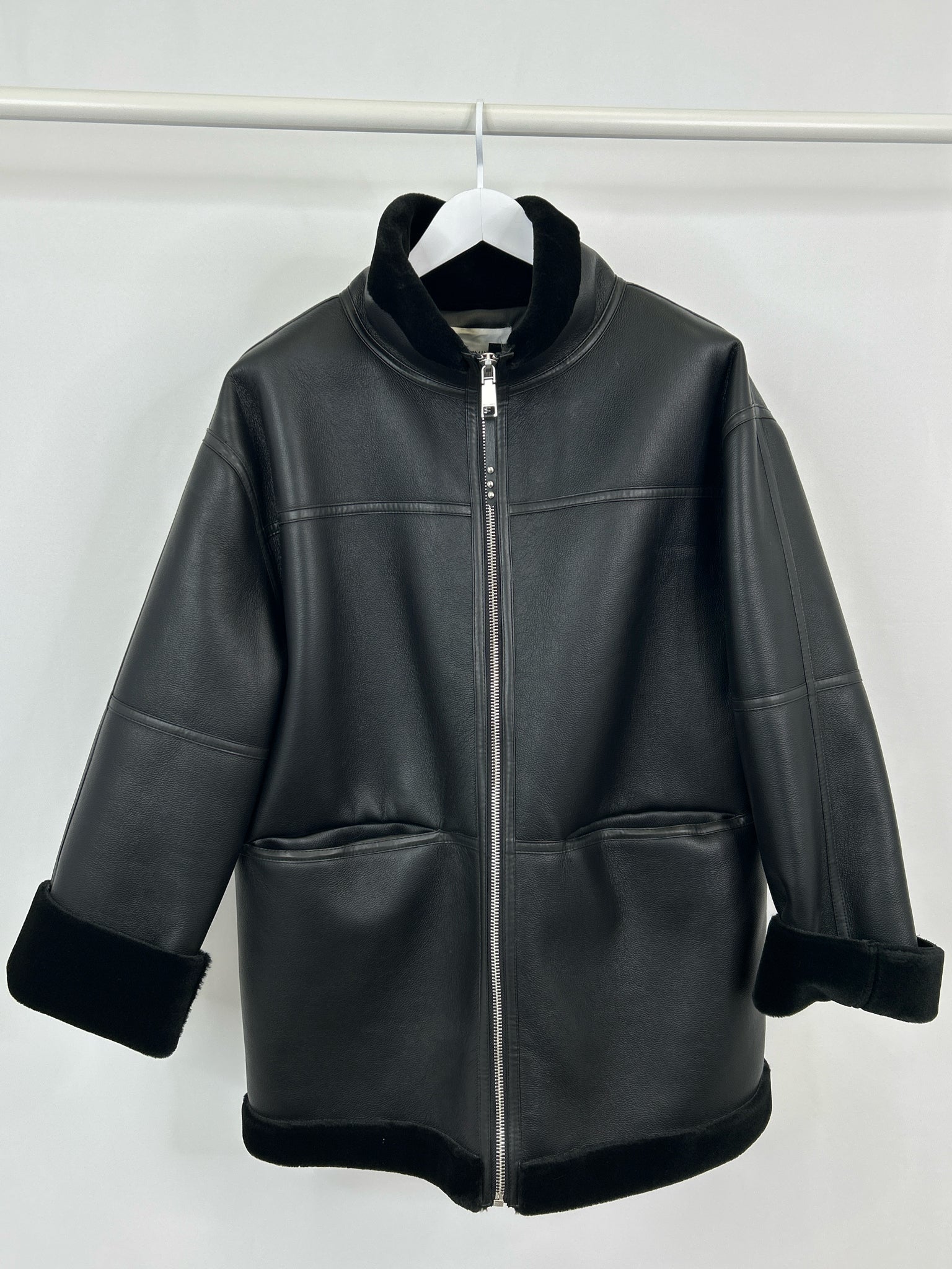 REBECCA MINKOFF Size M Black Women Coat