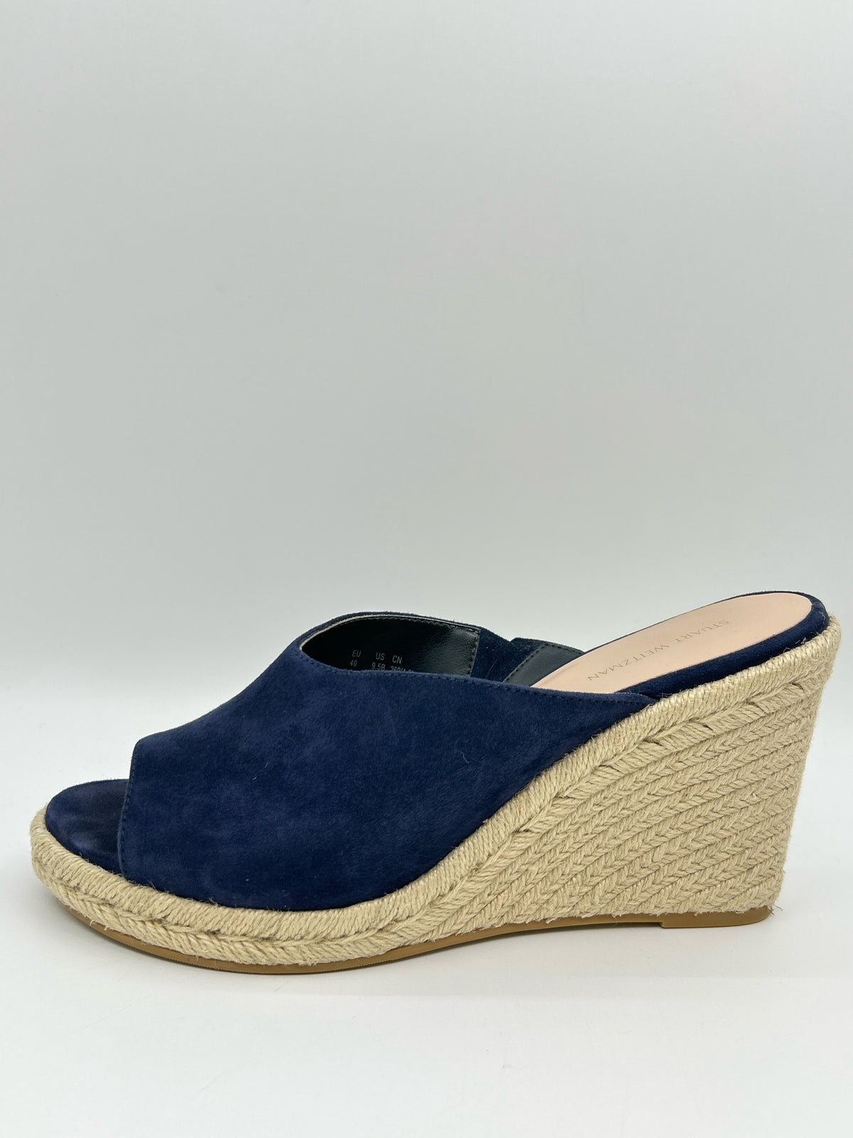 STUART WEITZMAN Size 9.5B Navy Women Sandal
