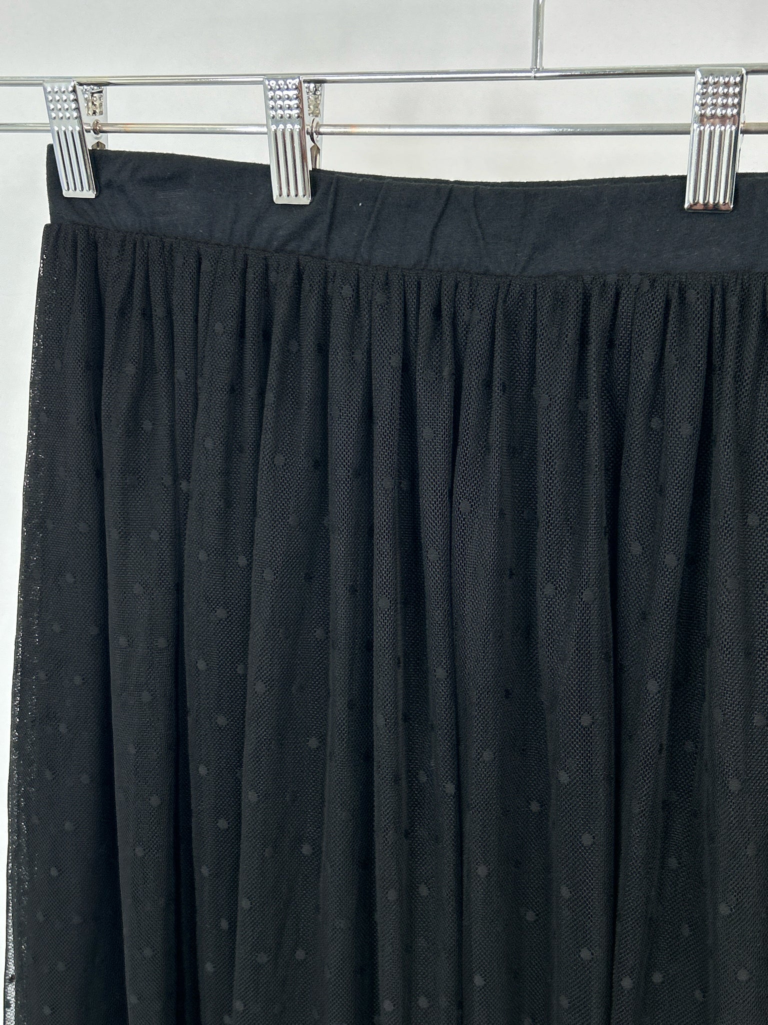 Garnet Hill Size XL Black Skirt