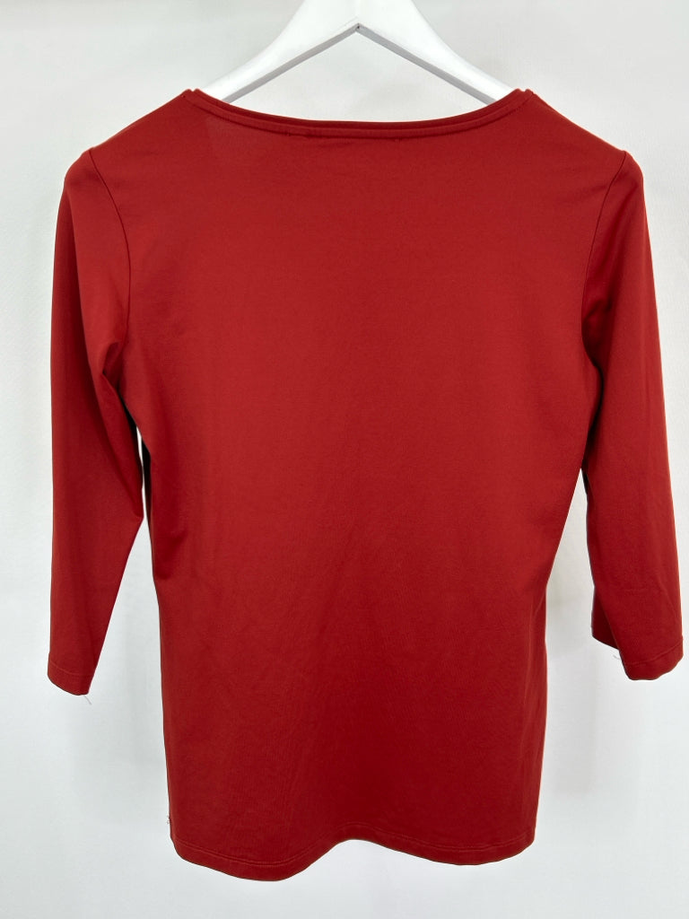 BOSS HUGO BOSS Size M Burnt Orange Women's Top