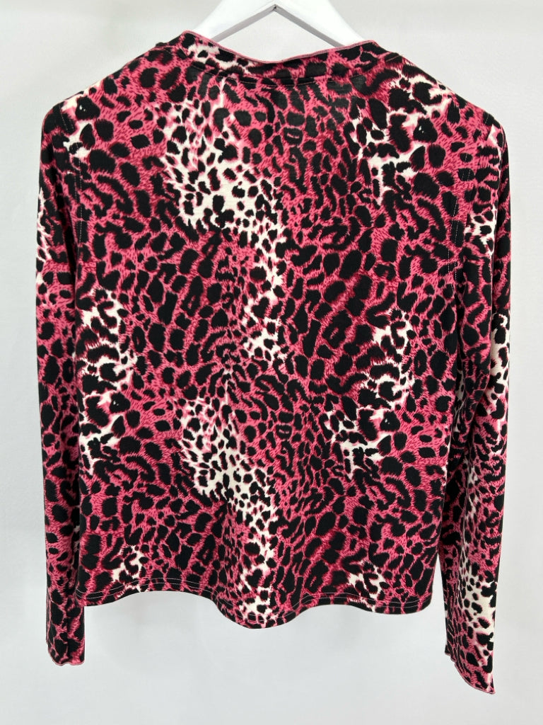 ETHYL Women Size M Pink and Black Top