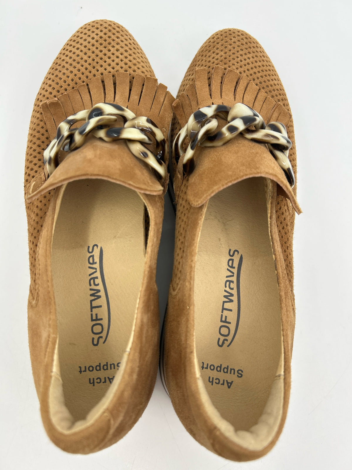 SOFTWAVES Size 10 Brown Women Sneakers