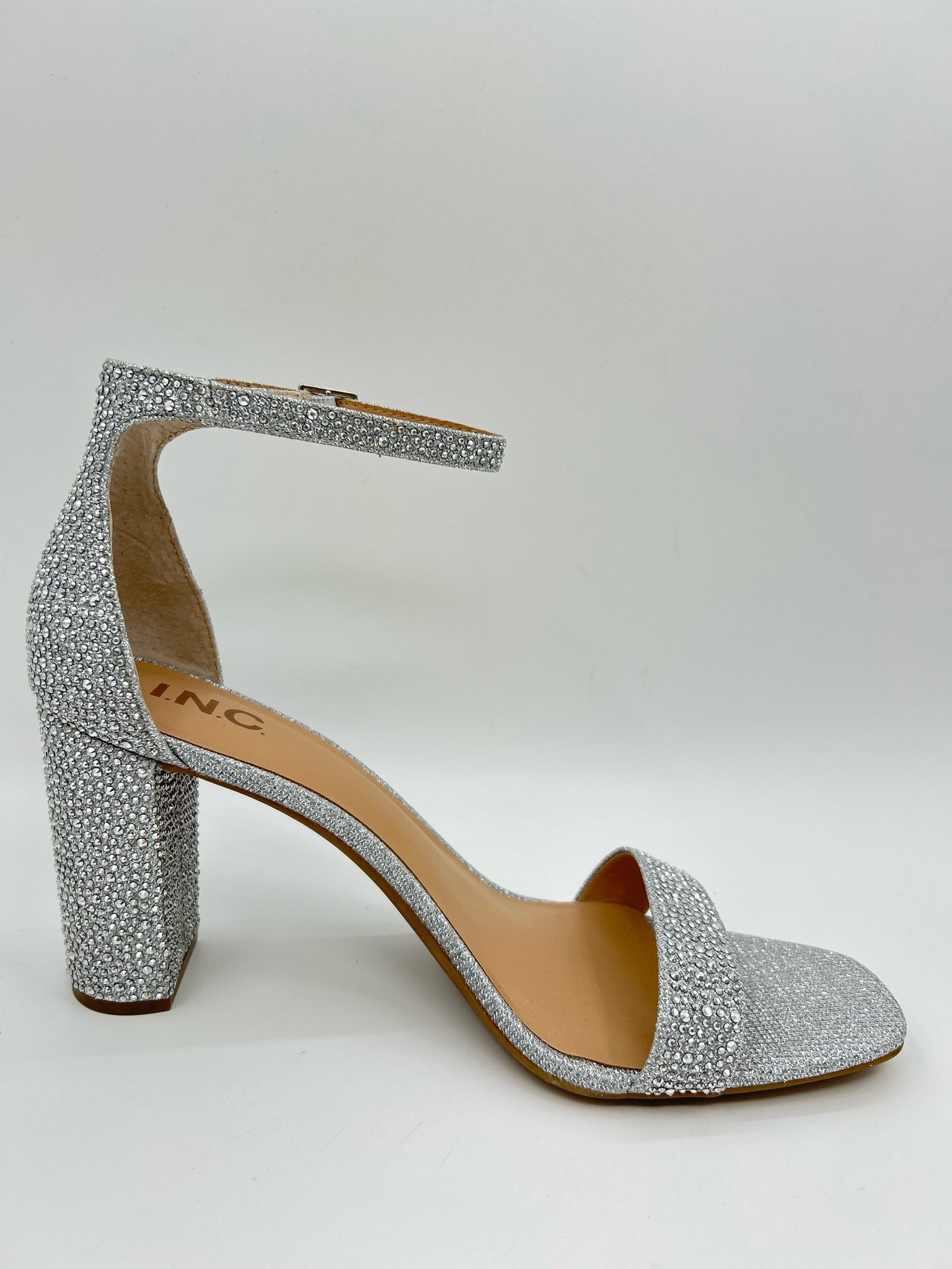 INC Size 10M Silver Women Sandal