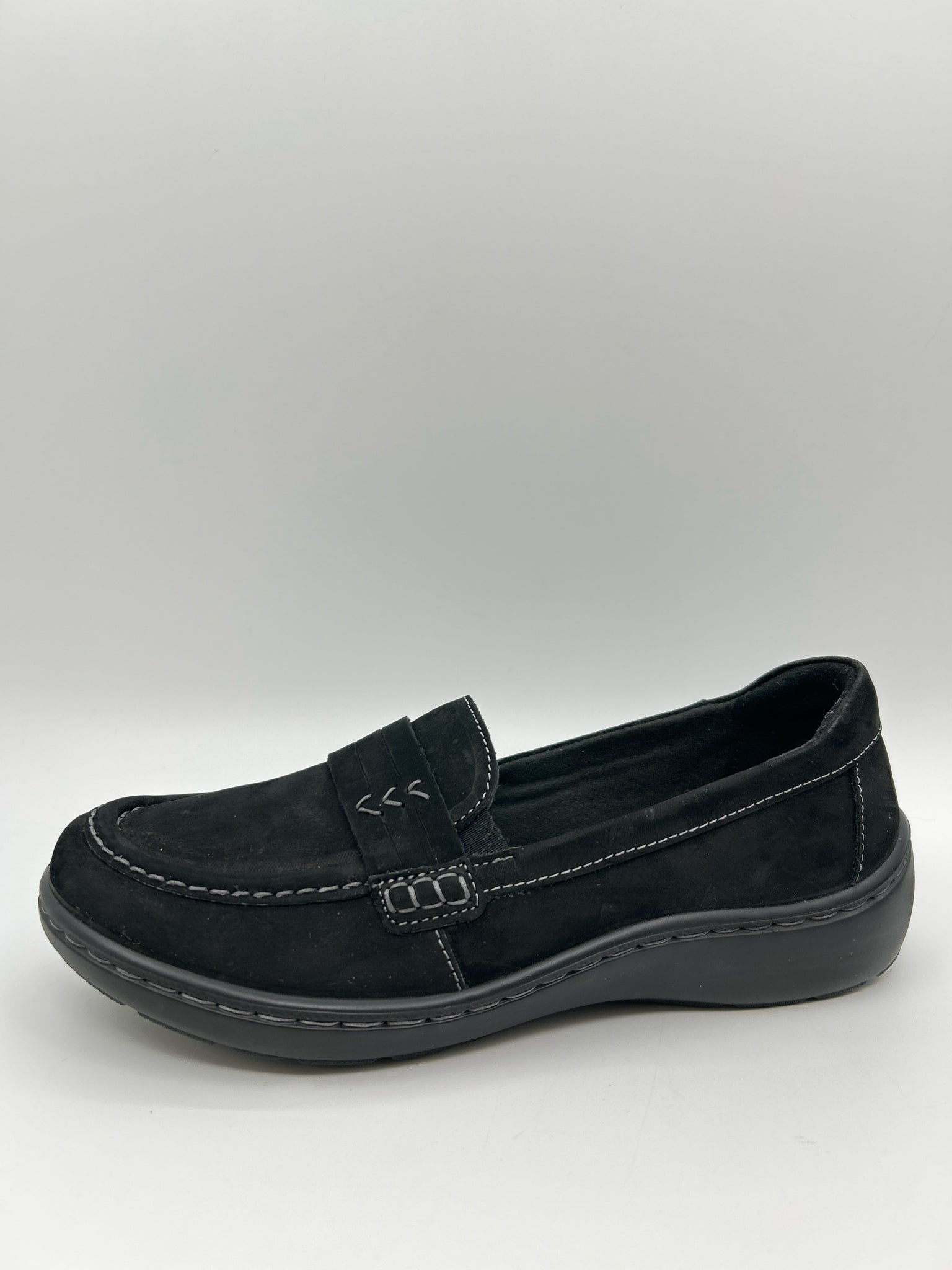 CLARKS COLLECTION Size 9W Black Women's Loafer