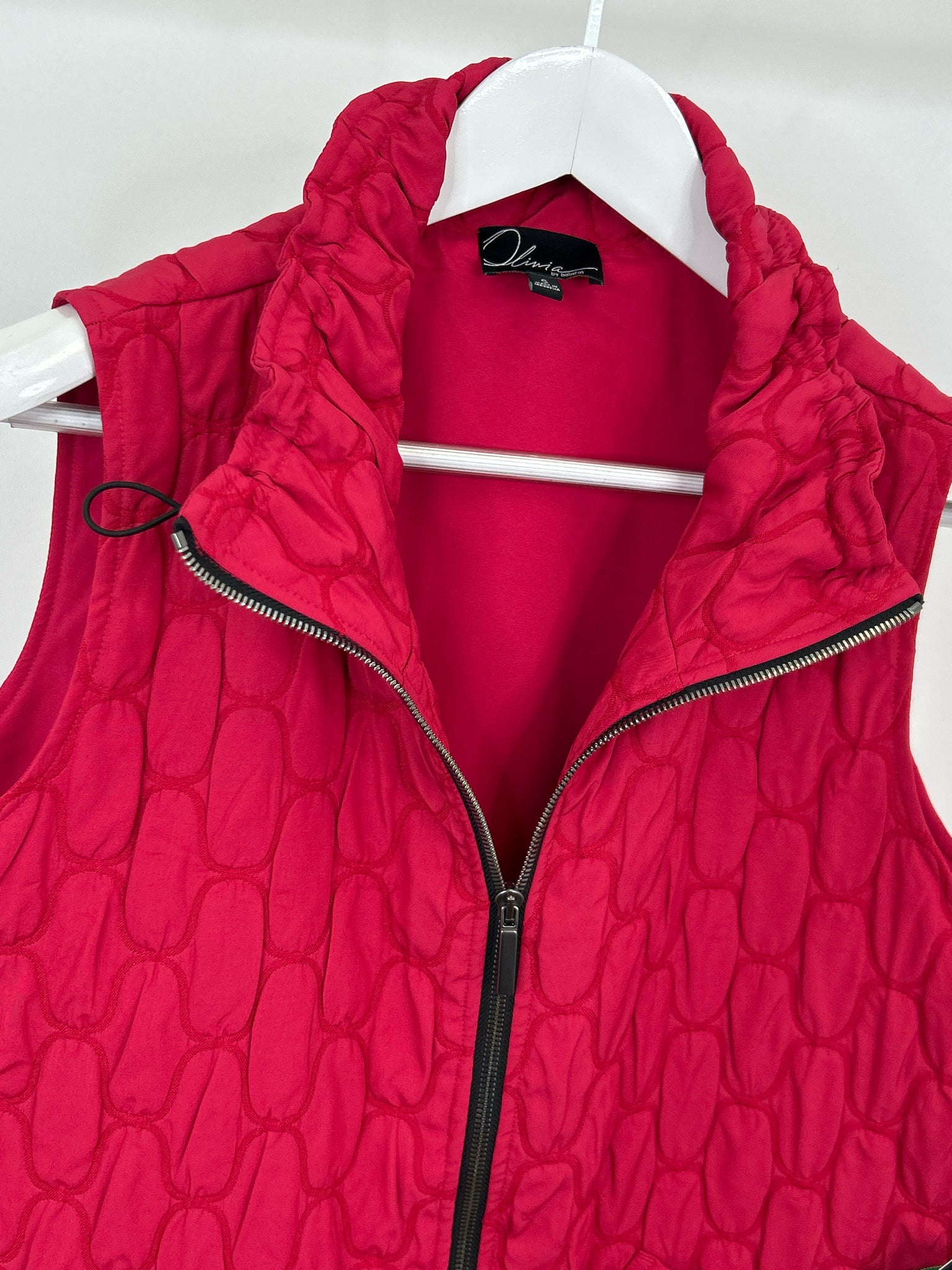 OLIVIA BY HABITAT CLOTHES Size S MAGENTA Women Vest