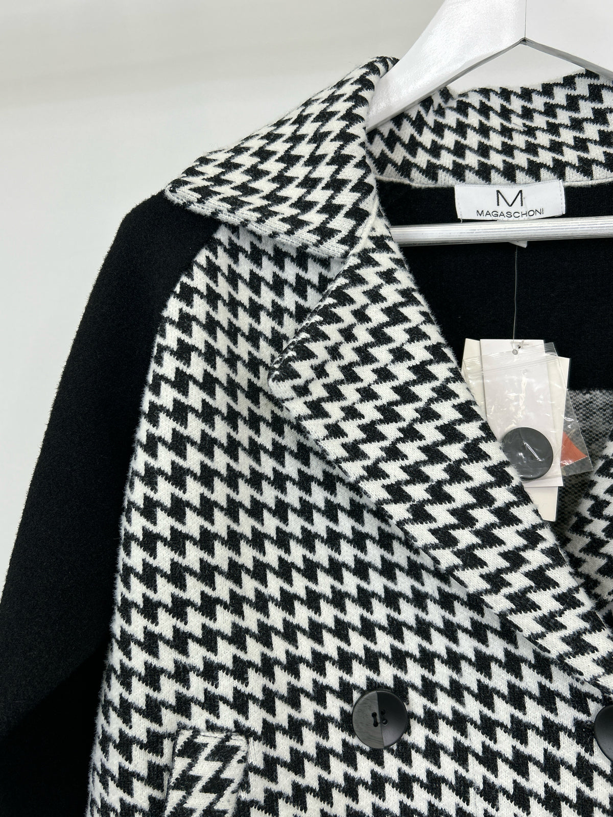 MAGASCHONI Size S Black and White Women Jacket NWT