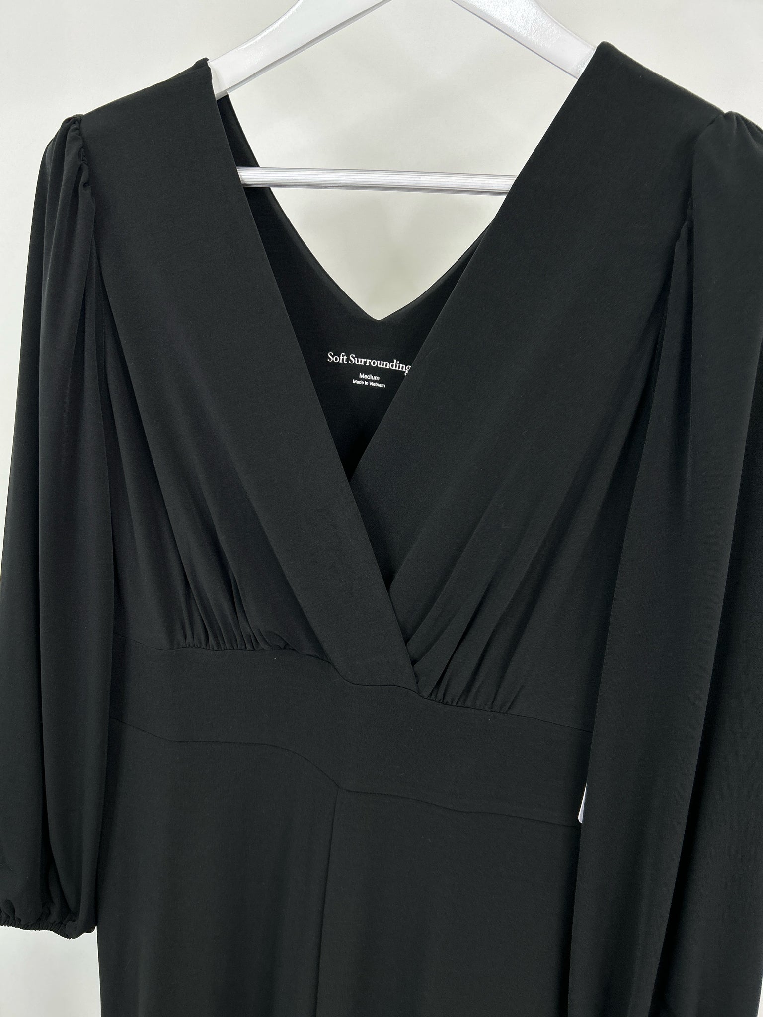 SOFT SURROUNDINGS Size M Black Women Jumpsuit