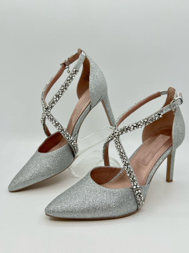 Pnina Tornai for Naturalizer Size 10M Silver Women's Pumps