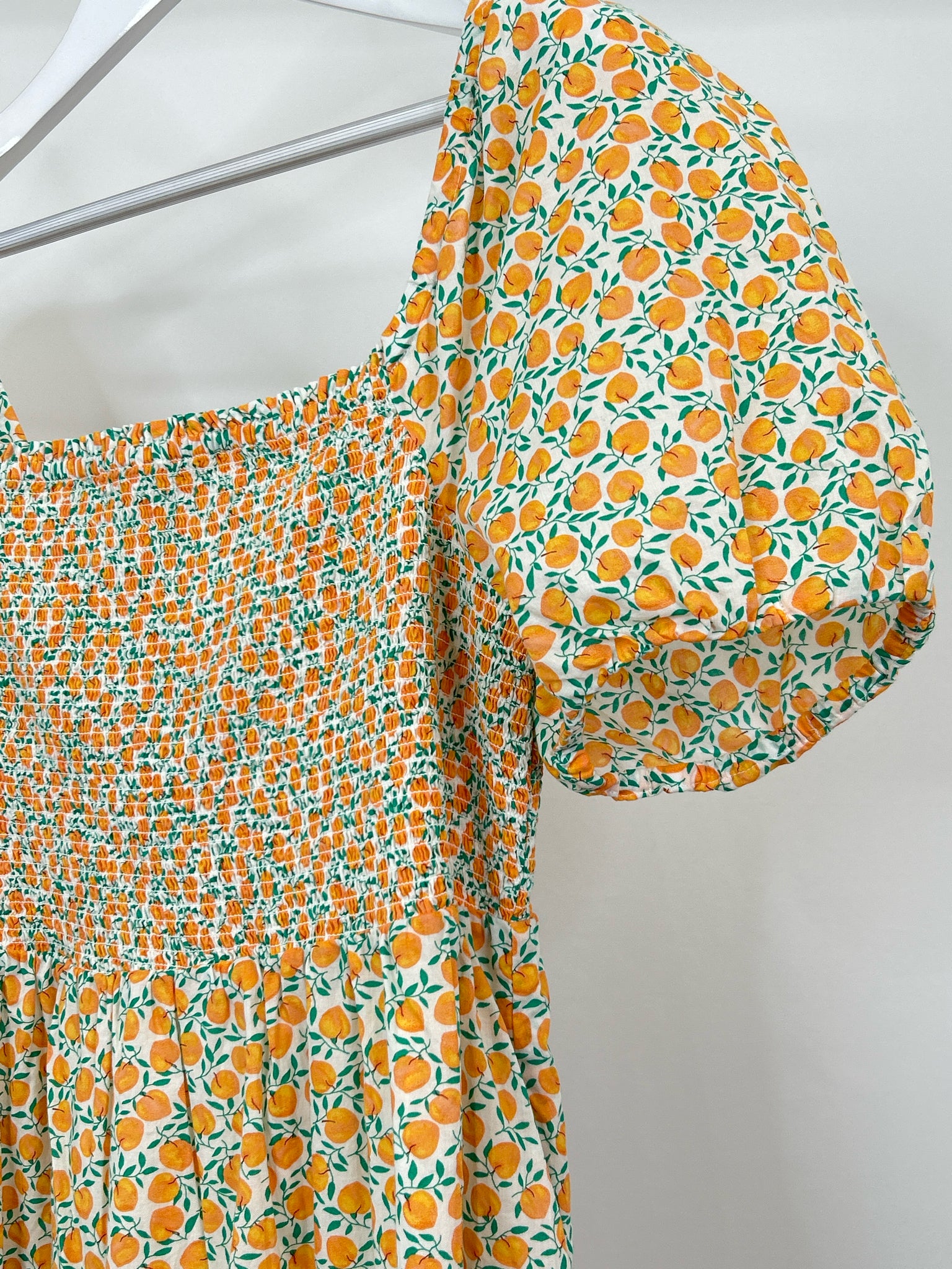 J.CREW NWT Size L Orange Print Women Dress