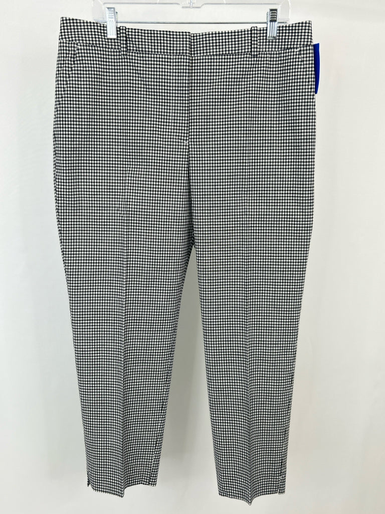 TALBOTS Size 12 Black and White Women's Pants