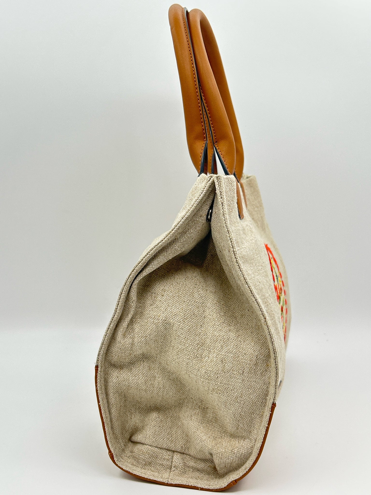 TORY BURCH Canvas and Tan Women Tote