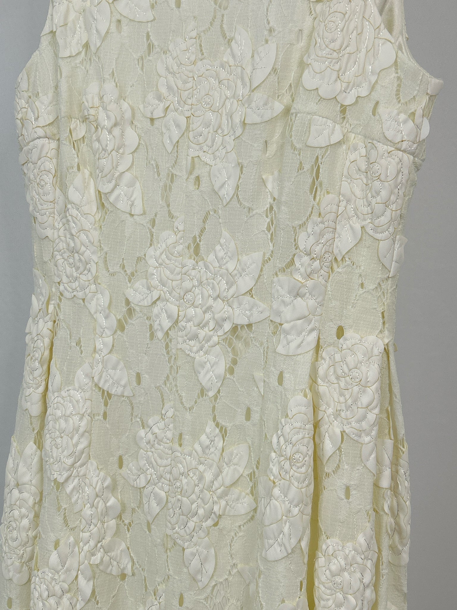 TAHARI Size 4 Ivory Women's Dress