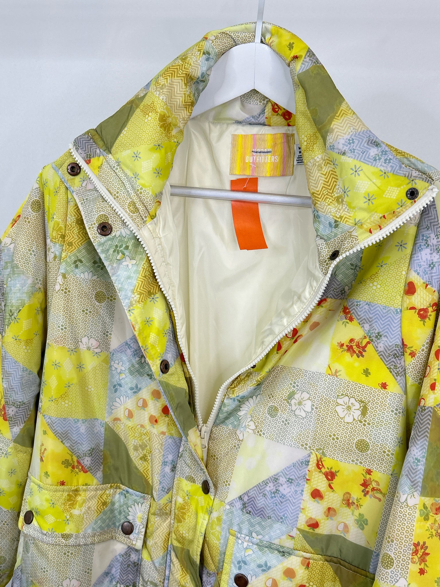 URBAN OUTFITTERS Size M Yellow Print Women Jacket