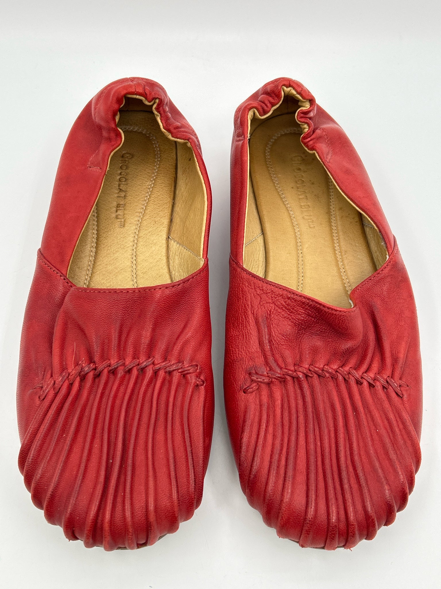 CHOCOLAT BLU Size 7 Red Women Flats