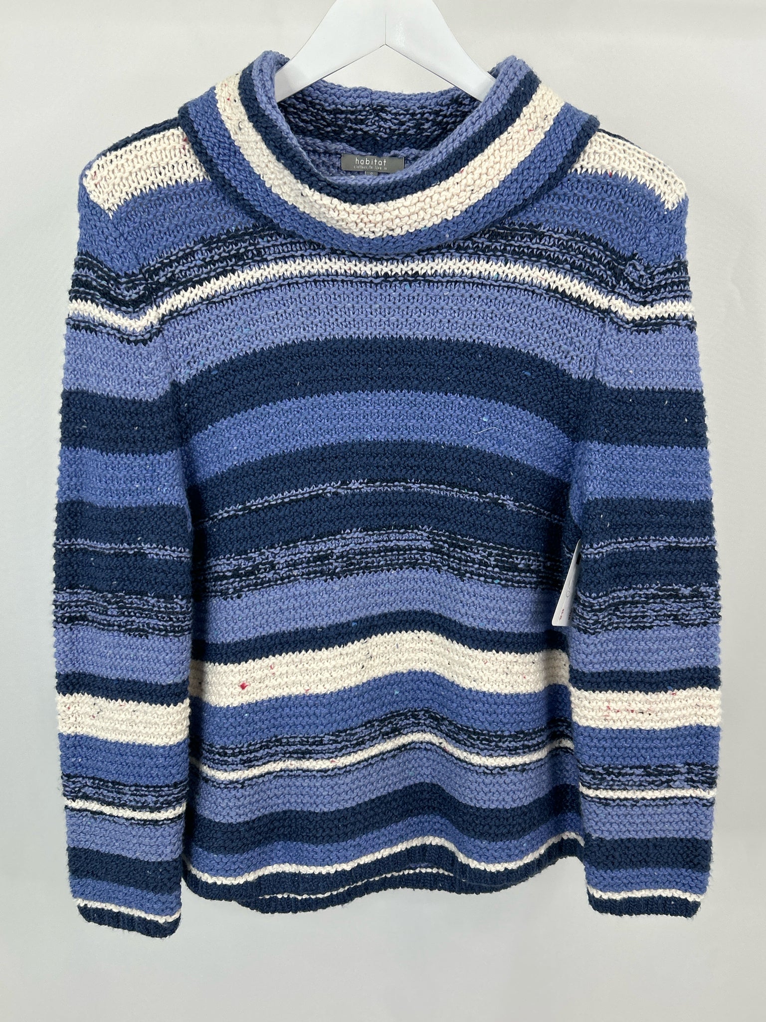 HABITAT Size S blue and white Women Sweater