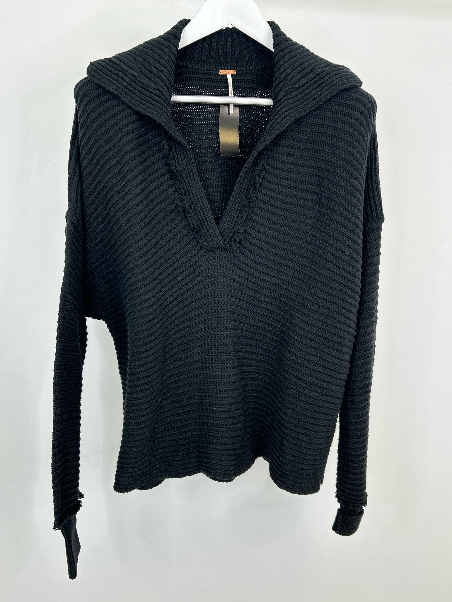 FREE PEOPLE Size M Black Women Sweater